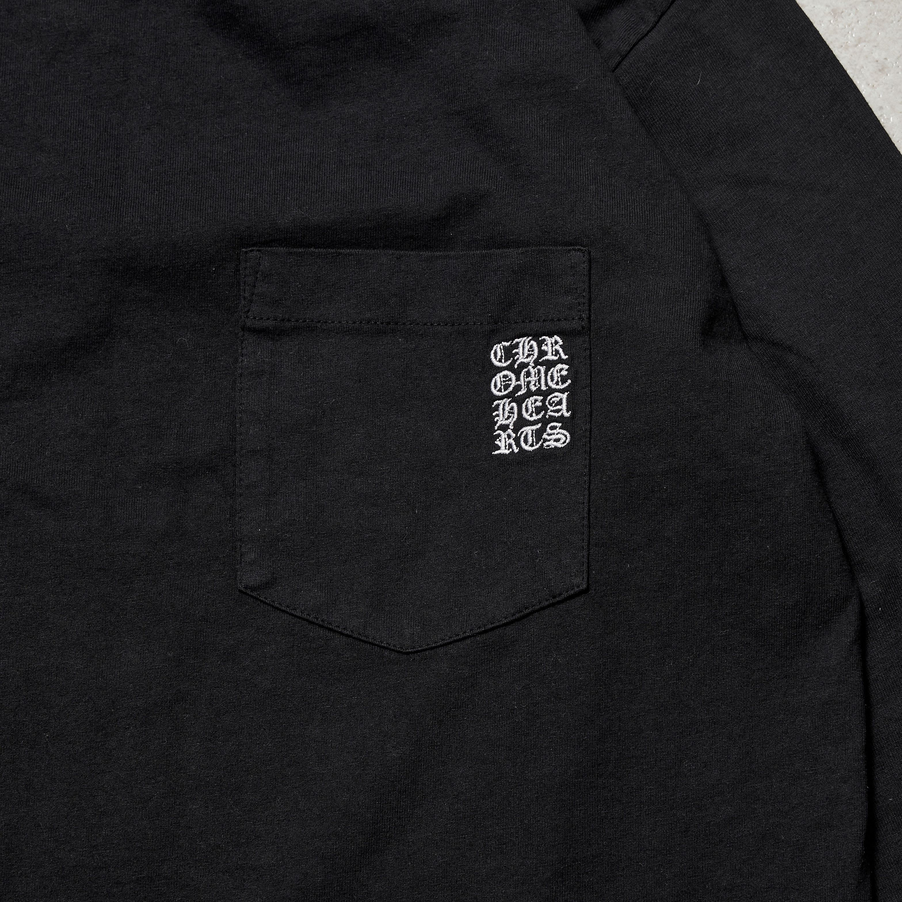 Chrome Hearts CHROME HEARTS Premium Embroidered Eyechart Long Sleeve BLACK Size US L / EU 52-54 / 3 - 3 Thumbnail