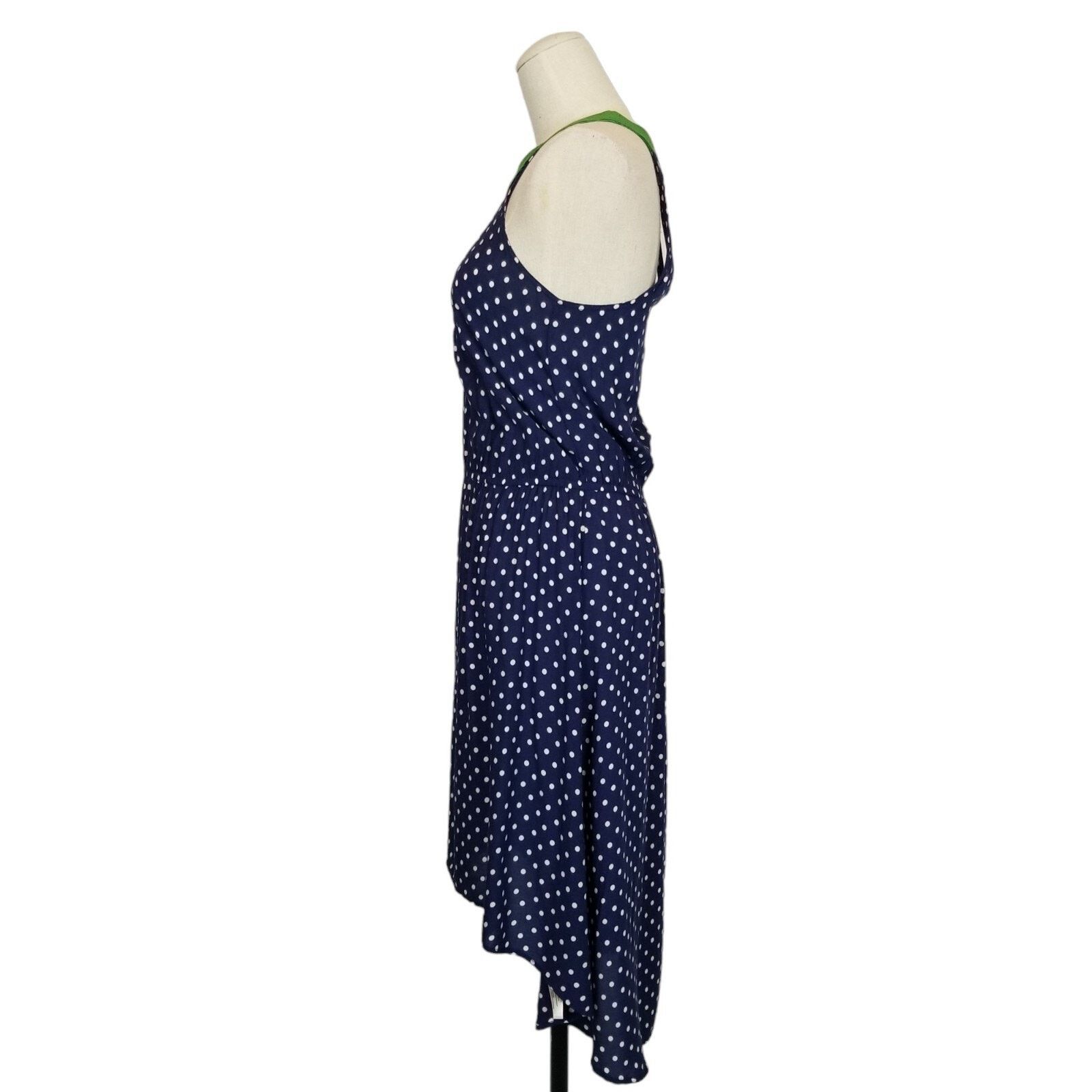 Anthropologie Anthropologie Lilka Polka Dot Dress Navy Blue Small Size S / US 4 / IT 40 - 3 Thumbnail
