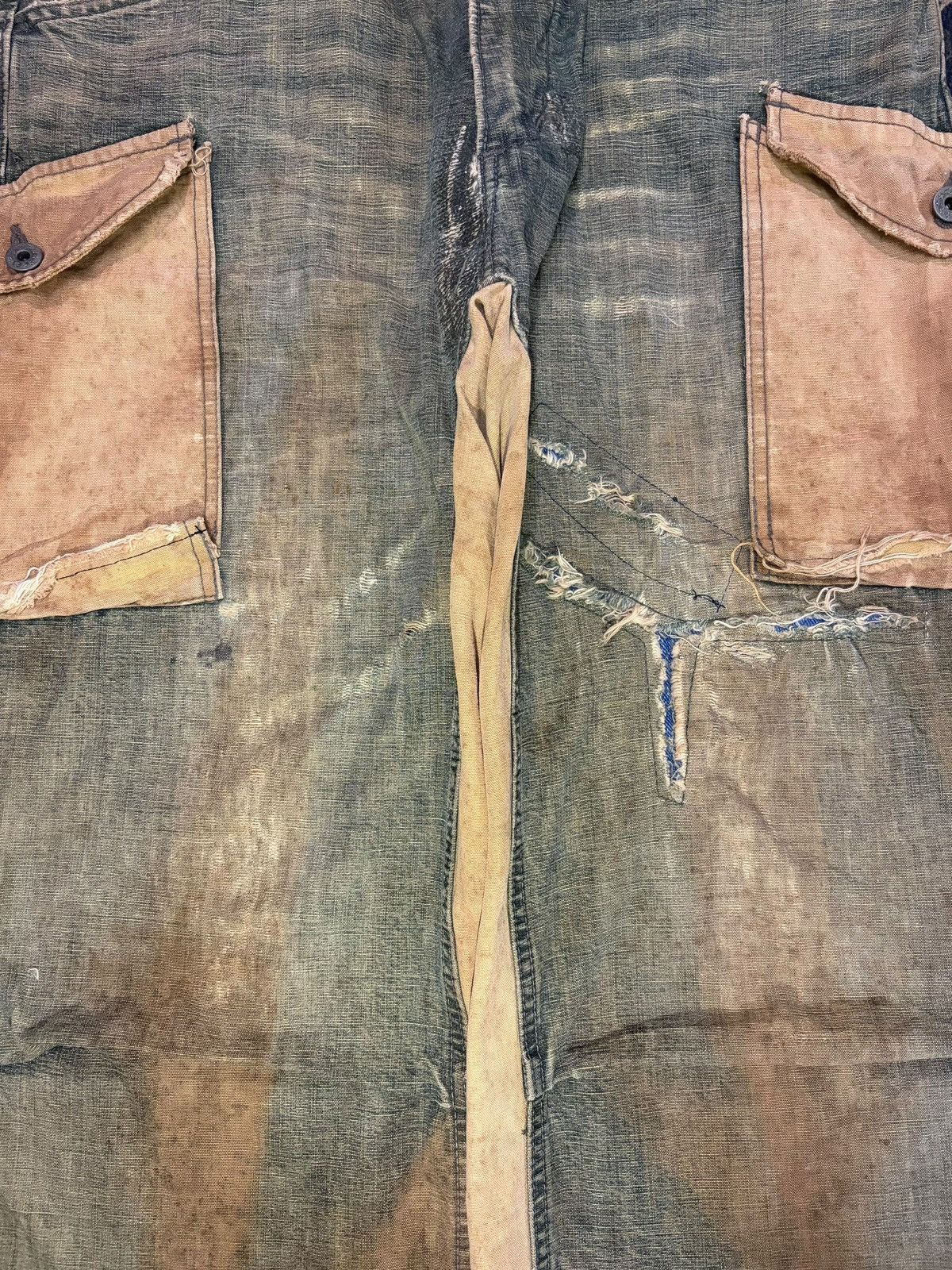 Junya Watanabe Vintage Japanese Brand Mud Wash Cargo Distress Baggy Jeans Size US 32 / EU 48 - 3 Thumbnail