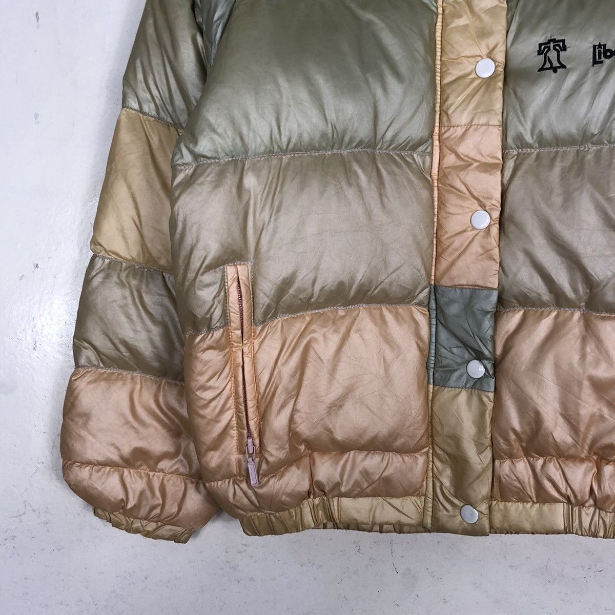 Japanese Brand × Liberty × Vintage 💛SEND OFFER💛VINTAGE LIBERTY BELL PUFFER DOWN JACKET Size M / US 6-8 / IT 42-44 - 3 Thumbnail