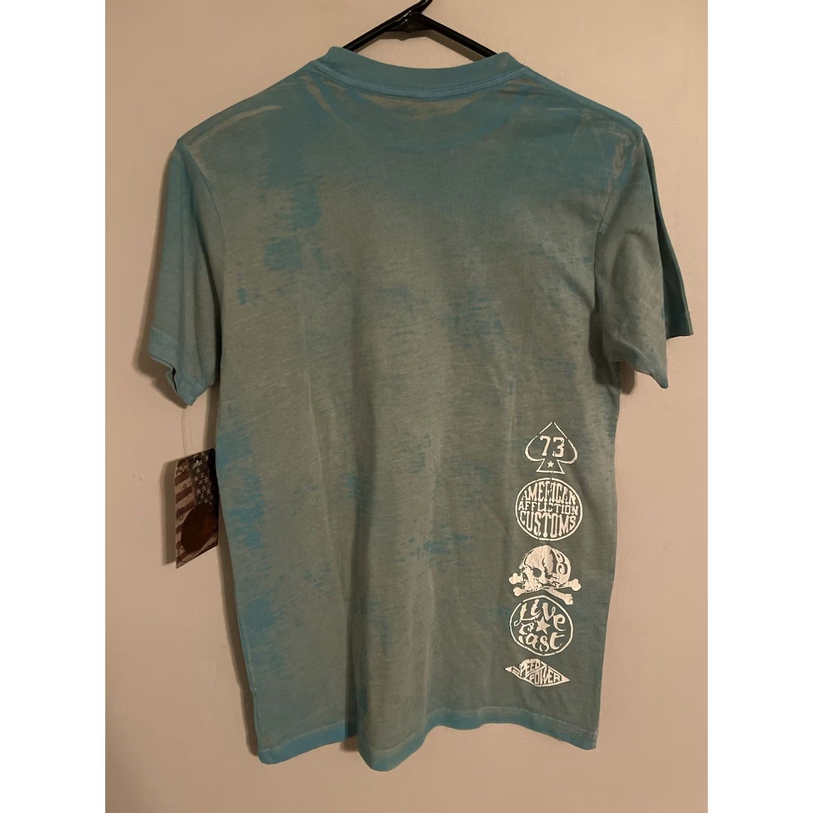 Affliction Affliction American Customs Glory Days T-Shirt Men's Small S Blue S/S New! Size US S / EU 44-46 / 1 - 5 Thumbnail