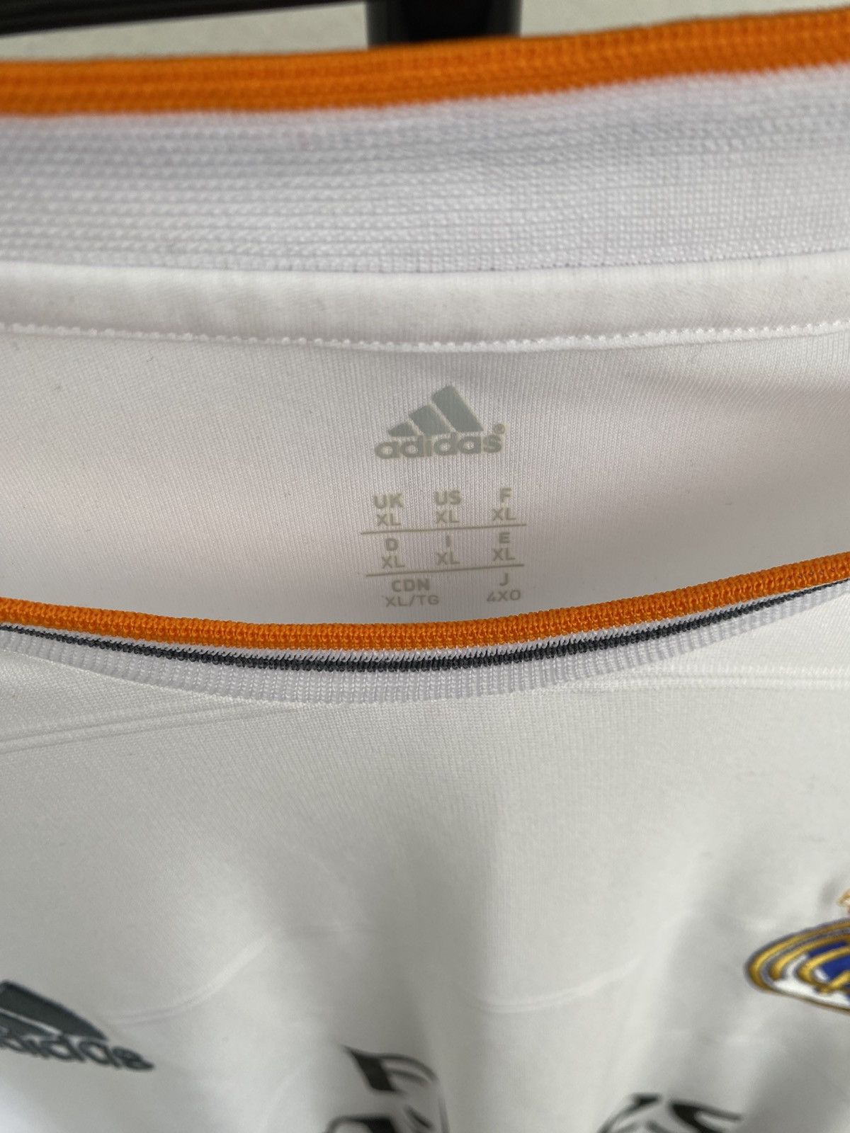 Adidas Adidas Vintage Football Tee Real Madrid Fly Emirates 2013 Size US XL / EU 56 / 4 - 6 Thumbnail