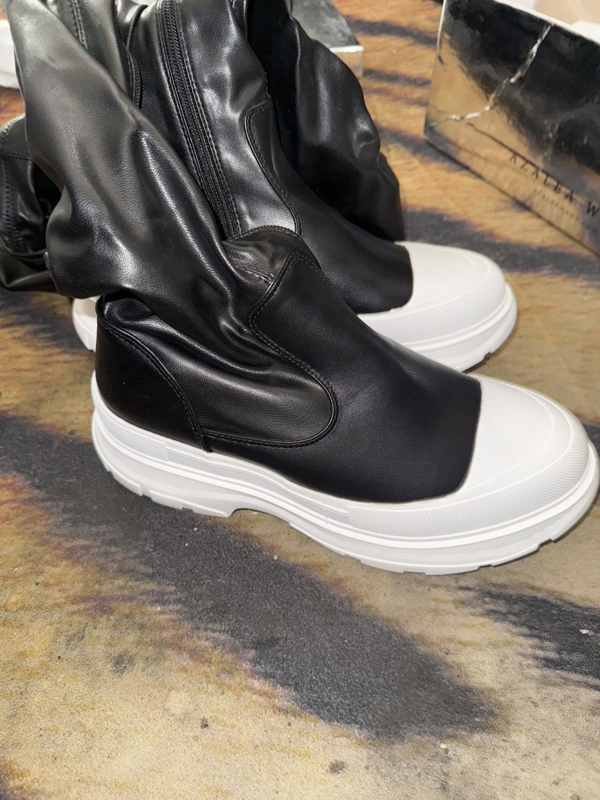 Alexander Wang Alex Wangs Woman’s Black Boots Size US 7.5 / IT 37.5 - 3 Thumbnail