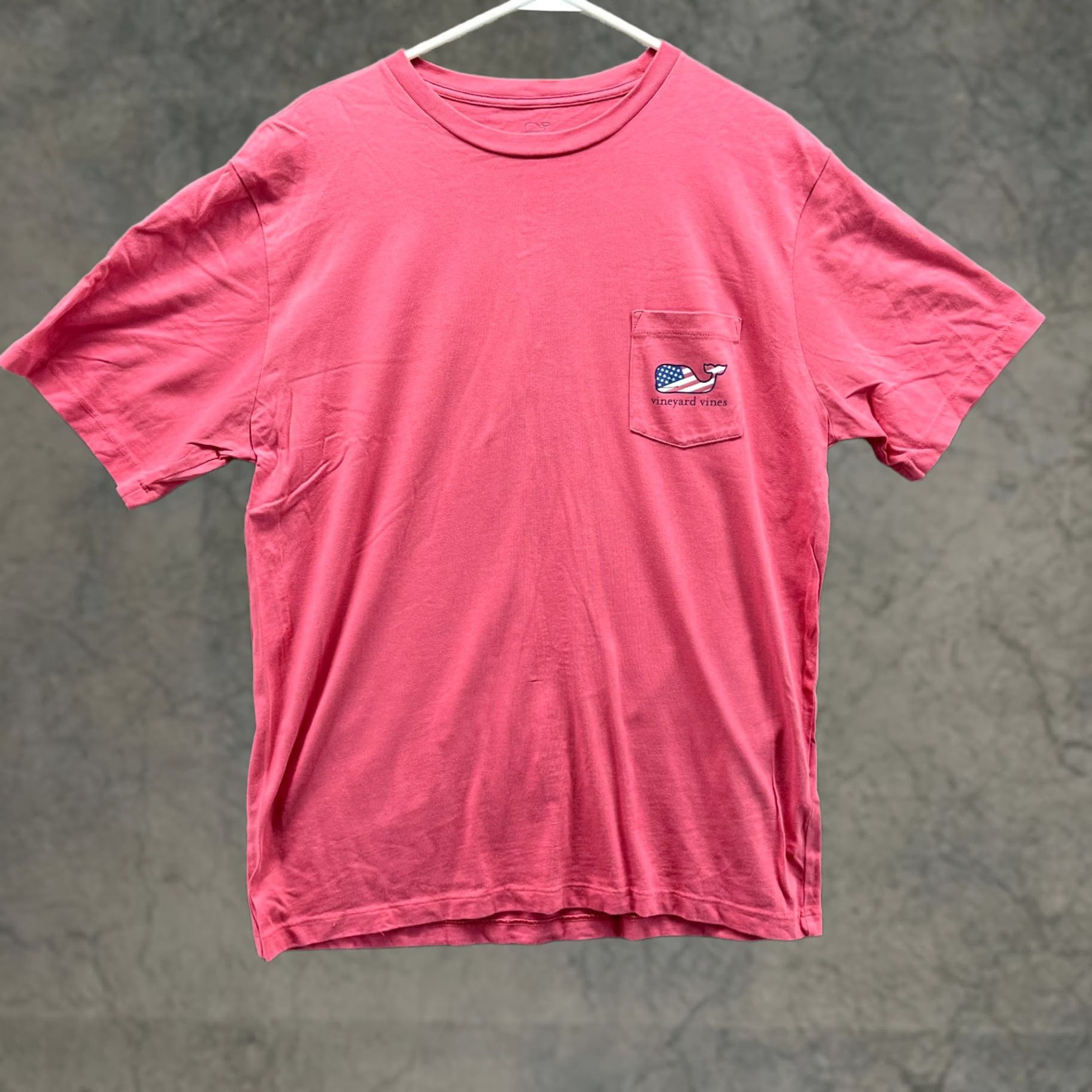 Vineyard Vines Vineyard Vines Shirt Mens M Pink Whale Logo USA Pocket Tee Crewneck Short Sleeve Size US M / EU 48-50 / 2 - 1 Thumbnail