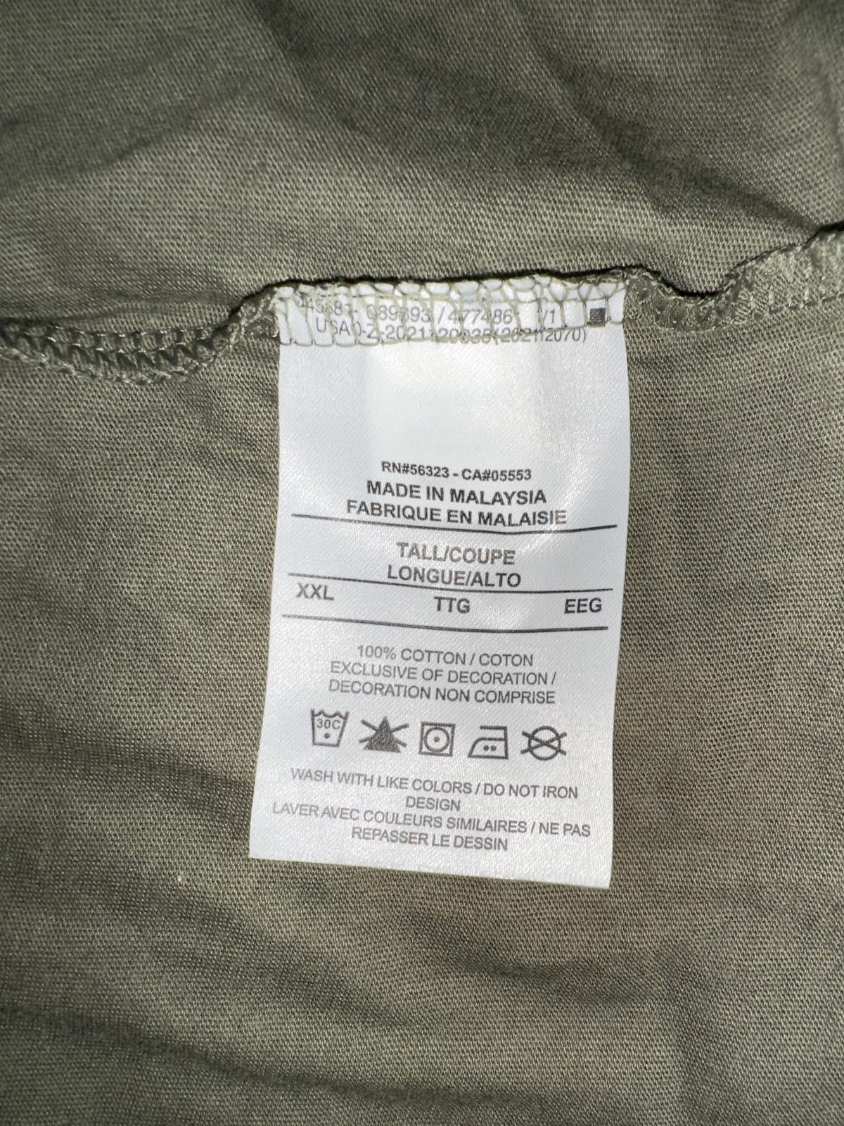 Nike Nike Men’s Club Essential Logo Olive Shirt Size US XXL / EU 58 / 5 - 2 Thumbnail