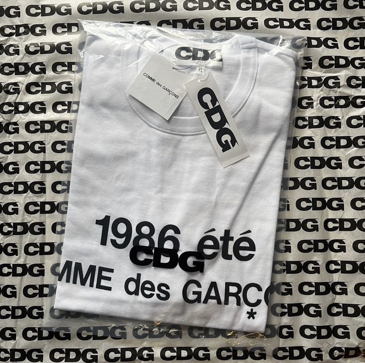 CDG T-SHIRT '1986 COMME des GARÇONS Tee size S