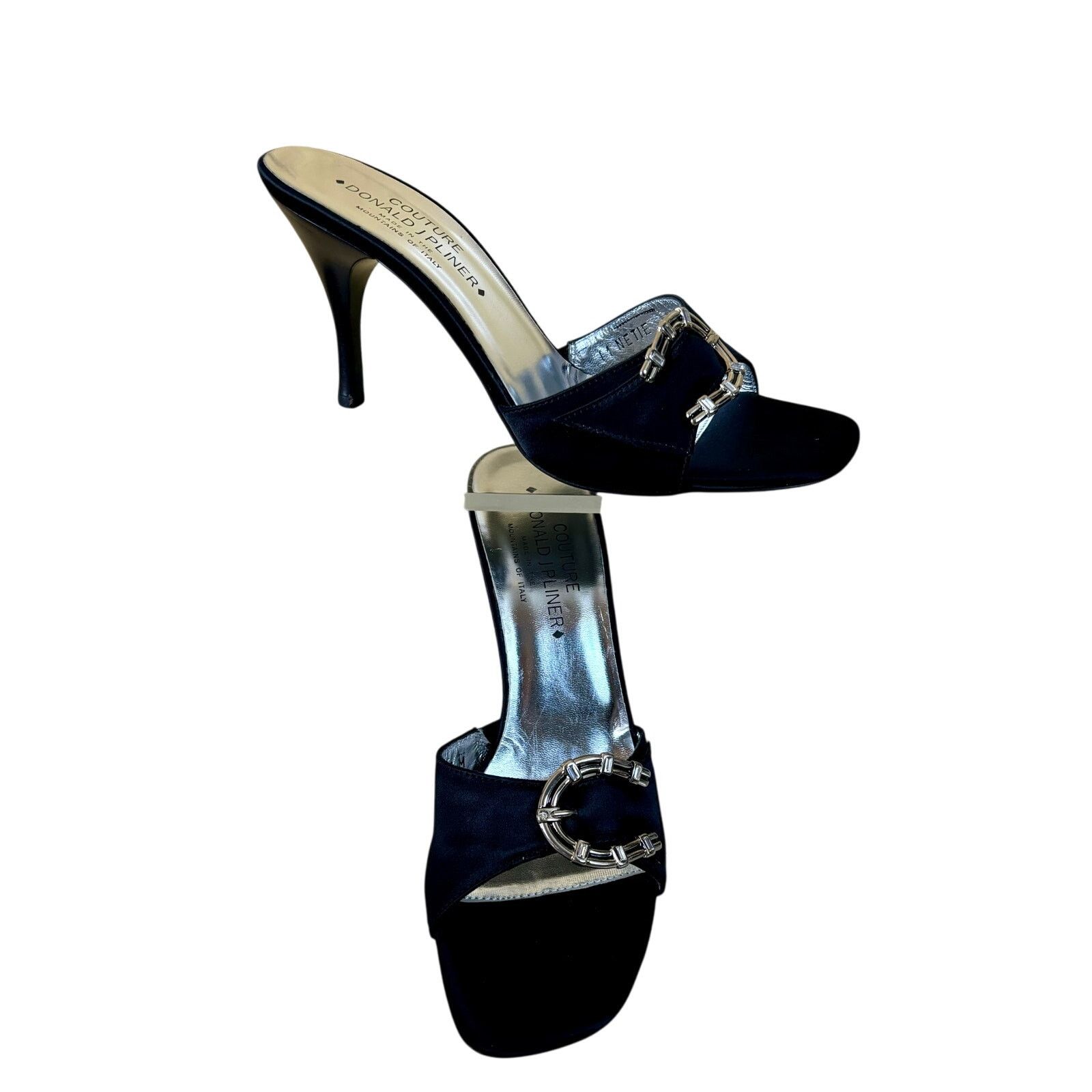 Donald Pliner Donald Pliner Shoe Slide Black Buckle Rhinestones $250 NWT Size US 10 / IT 40 - 4 Thumbnail