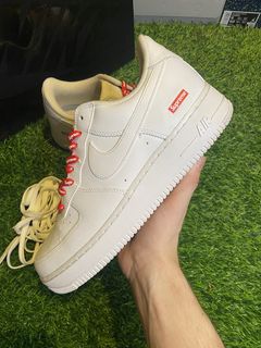 Supreme Nike Air Force 1 Low White Size 10 DS Brand New IN HAND