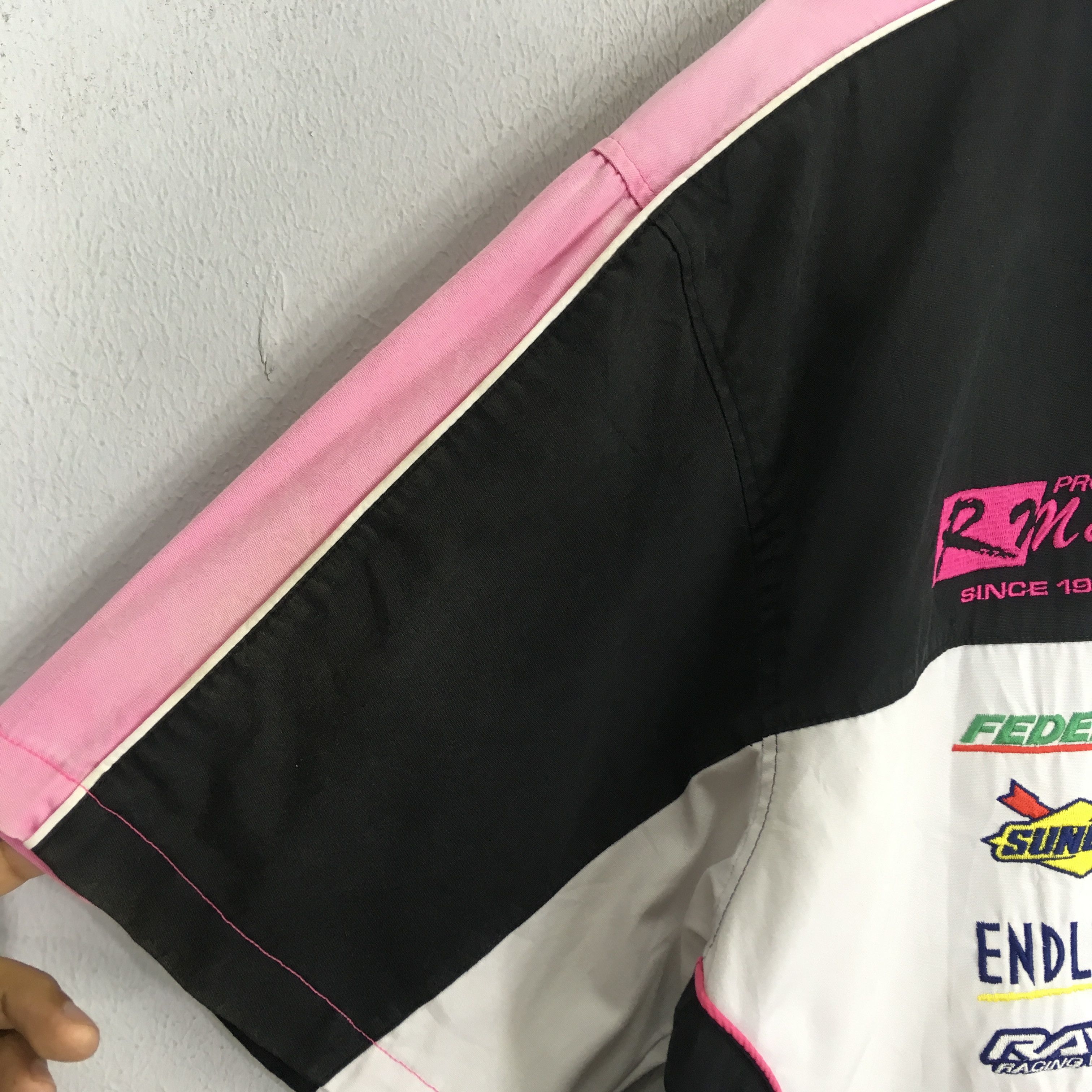 Japanese Brand Vintage Exedy Pro Staff Racing Japan Work Shirt Size US L / EU 52-54 / 3 - 7 Thumbnail
