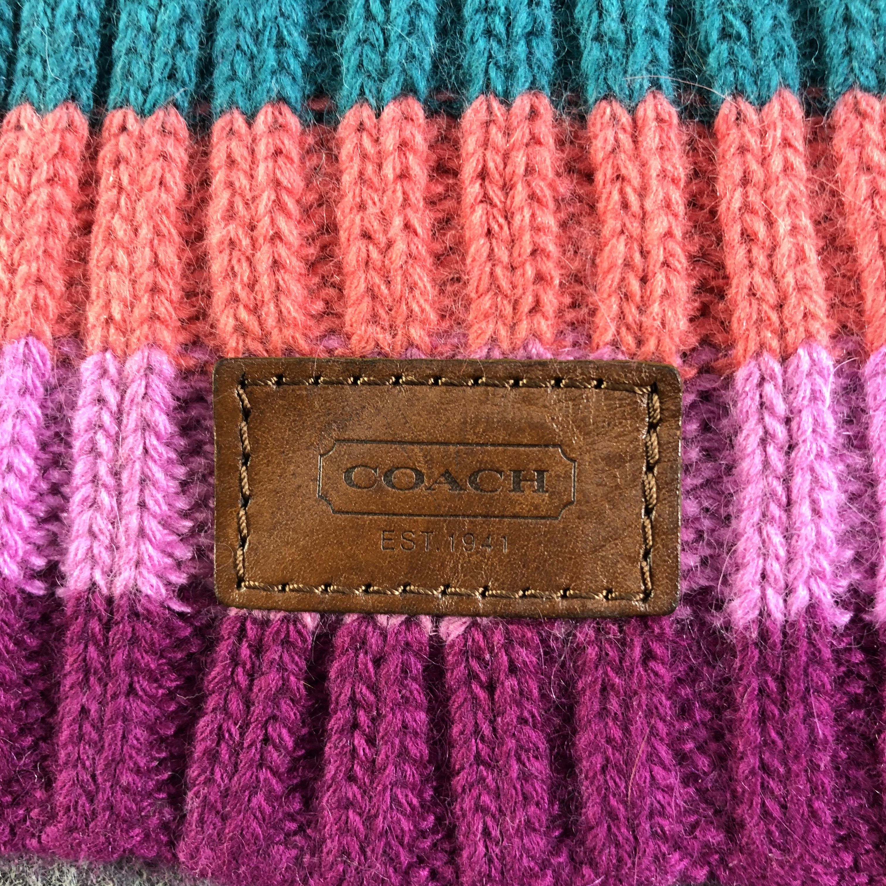 Coach Coach Multicolor Scarf / Muffler / Neckwear Size ONE SIZE - 2 Thumbnail
