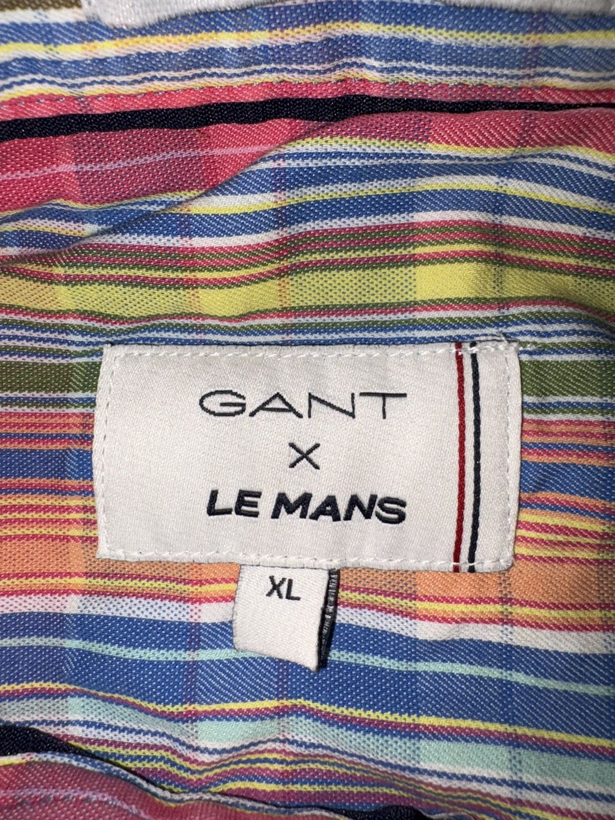 Gant Gant x Le Mans edition multicoloured button up shirt Size US S / EU 44-46 / 1 - 1 Thumbnail