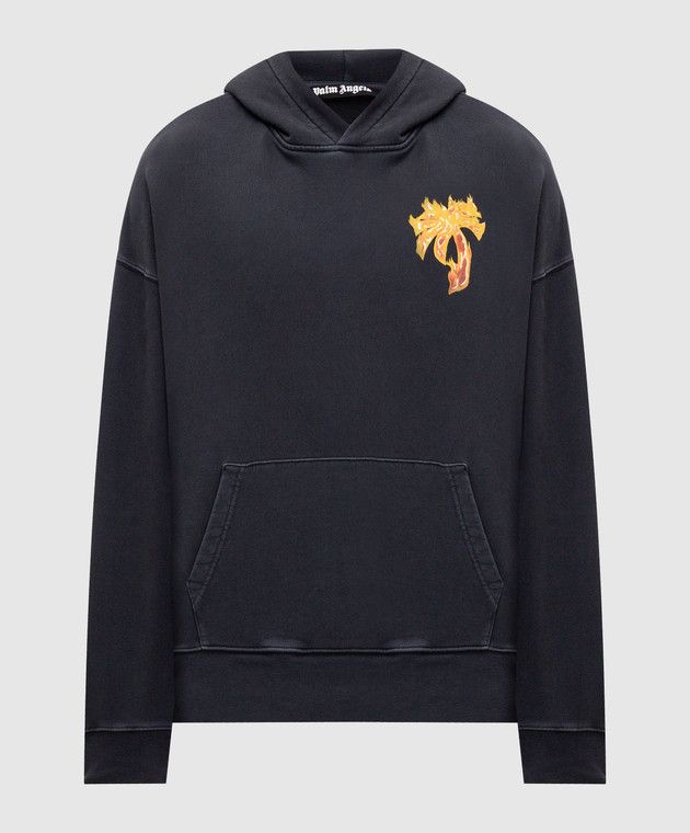 Palm Angels o1s22i1n1224 Oversized Hoodie in Black Size US S / EU 44-46 / 1 - 1 Thumbnail