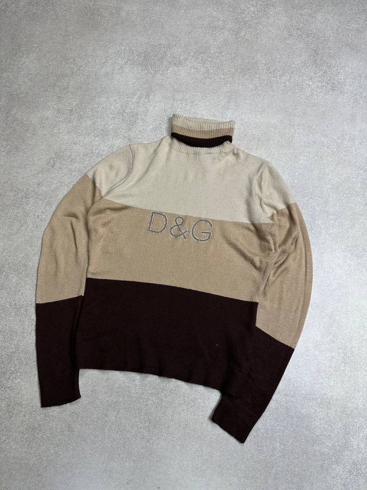 Dolce & Gabbana Vintage DG Dolce Gabbana Retro Y2K Knit Sweater Rare S Size M / US 6-8 / IT 42-44 - 2 Thumbnail