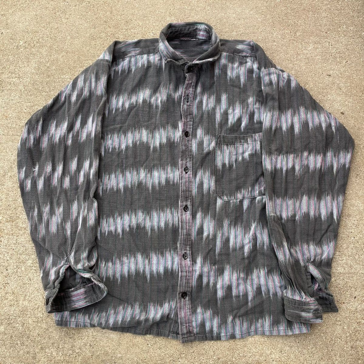 Vintage Vintage 90s Western Button Up Long Sleeve Shirt M Size US M / EU 48-50 / 2 - 1 Thumbnail