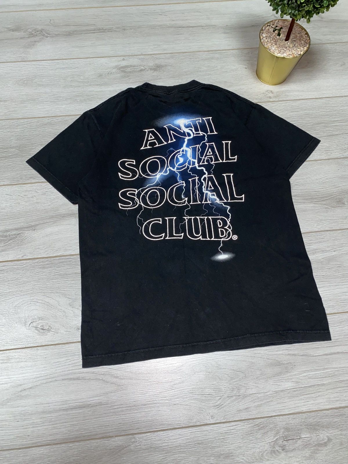 Anti Social Social Club Anti Social Social Club USA reflective Lightning Tee Y2K Size US L / EU 52-54 / 3 - 8 Thumbnail