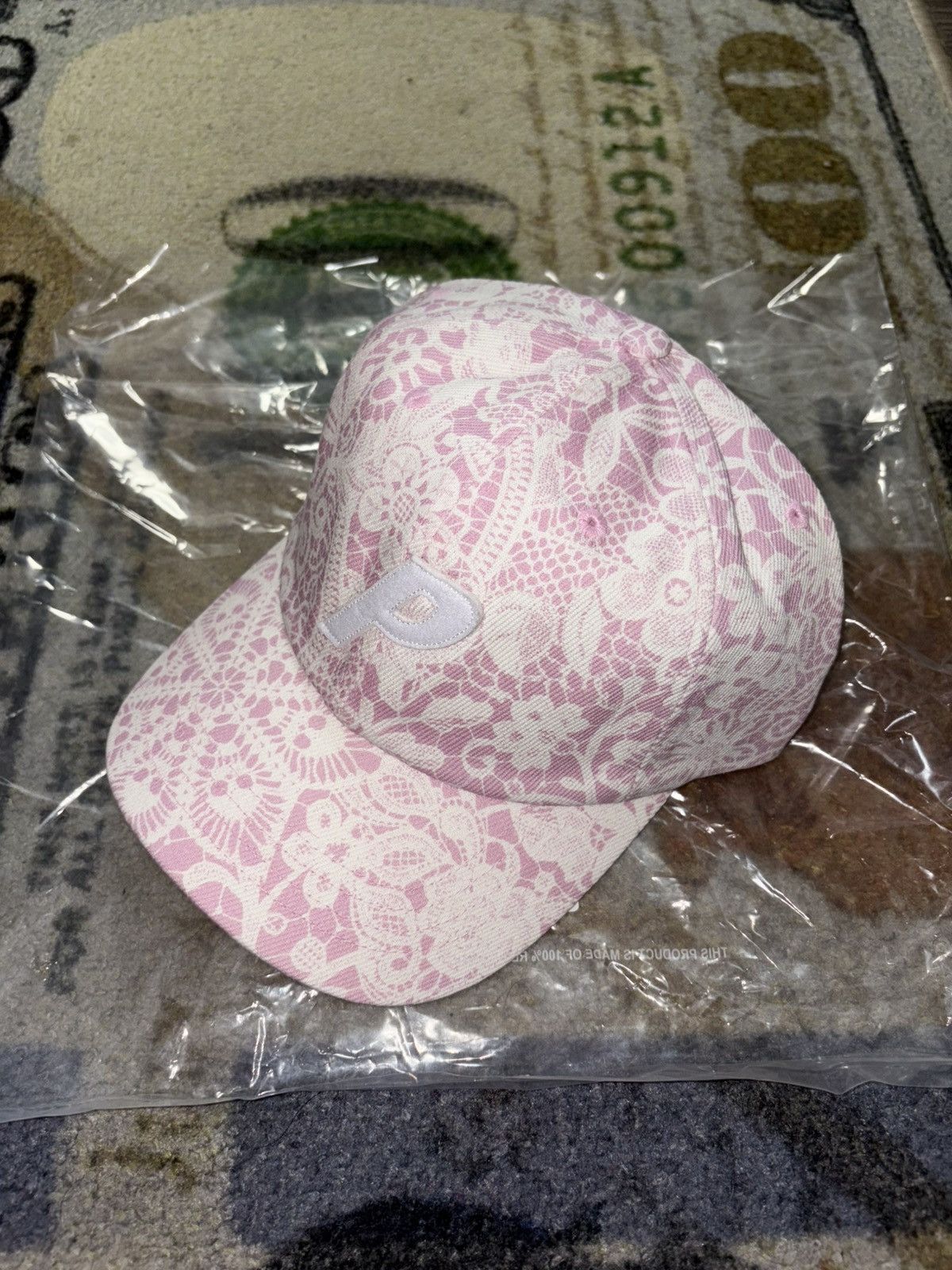 palace P 6-panel denim lace pink cap 帽子 P 6-PANEL | PALACE SKATEBOARDS