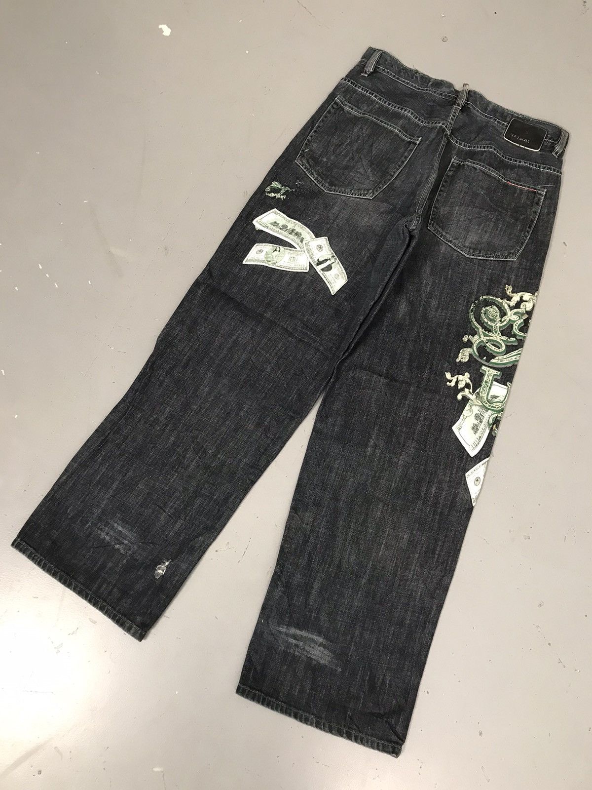 Ecko Unltd. × Vintage VTG ECKO UNLTD DOLLAR 💵 DENIM Size US 34 / EU 50 - 3 Thumbnail