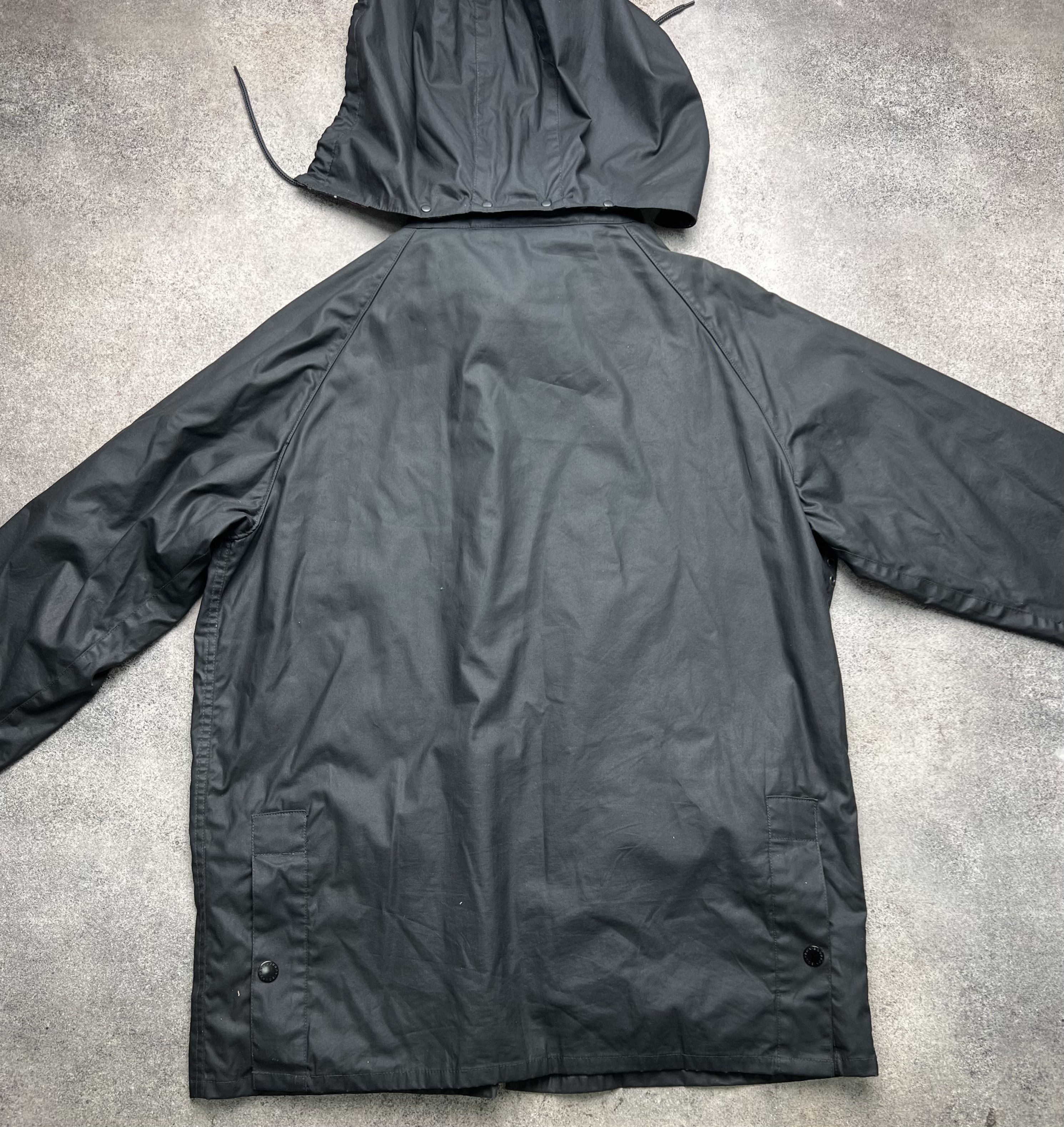 Vintage Bourbon british beafort bedale style waxed streetwear jacket Size US M / EU 48-50 / 2 - 12 Thumbnail