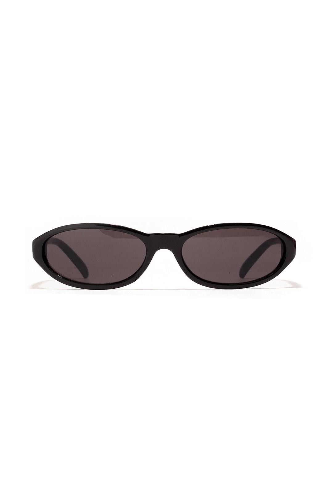 Other Rare Vtg Y2k Avant Garde Cat Eye Black Sunglasses Unisex OS Size ONE SIZE - 3 Thumbnail