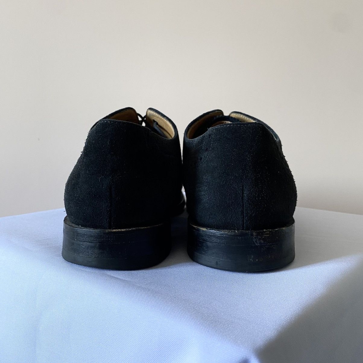 Designer × Loake Loake Brogue Suede Made In England Black Shoes UK 10 Size US 11 / EU 44 - 5 Thumbnail