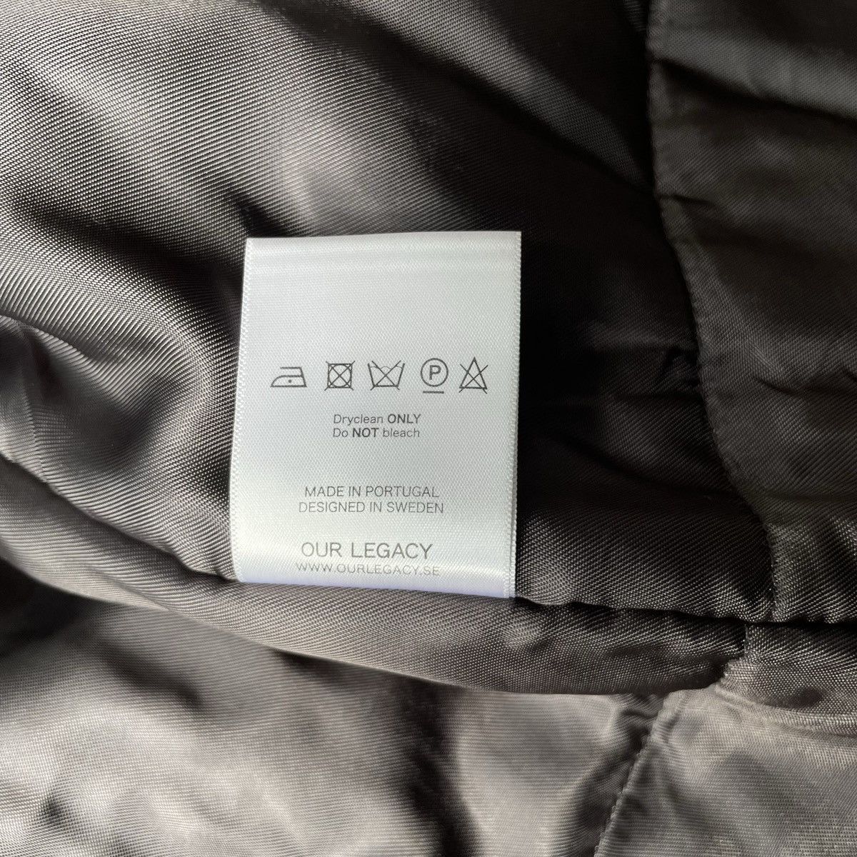 Our Legacy ‘Steel Shine’ Padded Nylon Mac Size US M / EU 48-50 / 2 - 11 Thumbnail