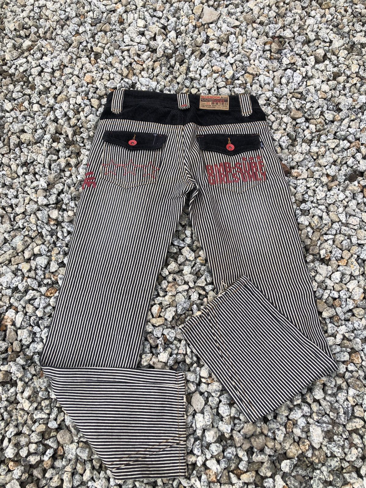 Blue Blue Japan × Japanese Brand RARE Blue Moon Stripe Tactical Jeans Denim jeans vintage🔥 Size US 30 / EU 46 - 12 Thumbnail