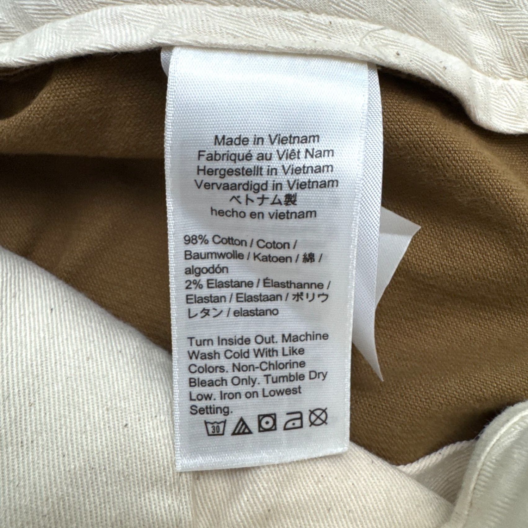 J.Crew J.Crew Classic Straight Leg Corduroy Pants Mens 35x32 Brown Cotton Flat Front Size US 35 - 7 Thumbnail