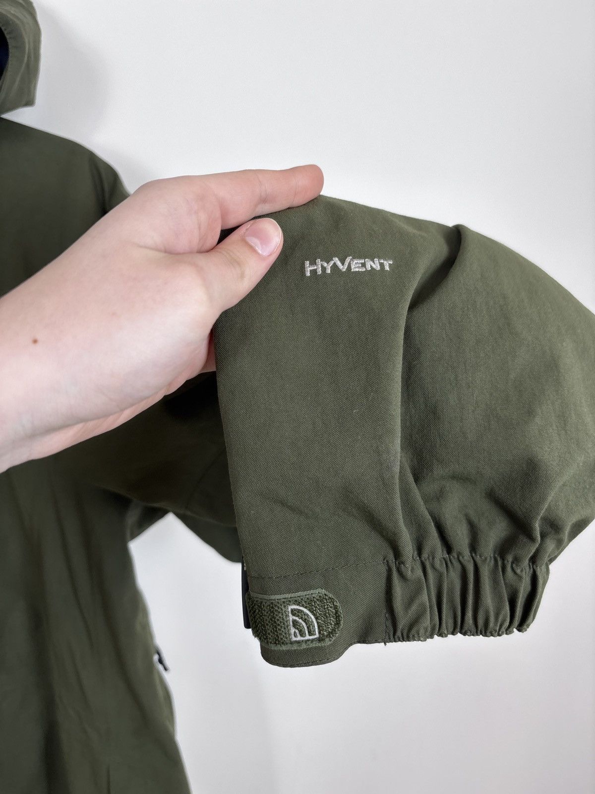 The North Face The North Face Men’s HyVent Khaki Green Hooded Jacket Size US XL / EU 56 / 4 - 14 Thumbnail
