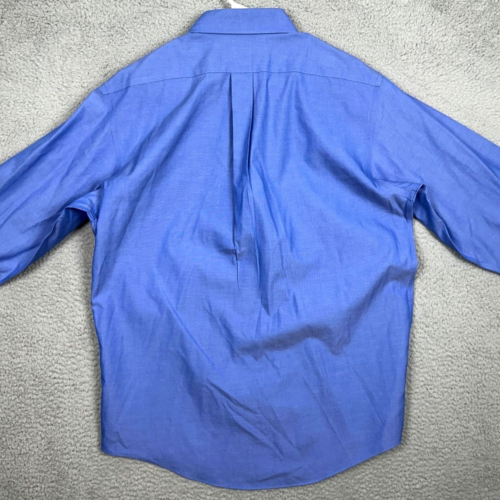 Brooks Brothers Brooks Brothers Supima Cotton Dress Shirt Men Blue Regular Fit Button Down 16-35 Size 42R - 2 Thumbnail