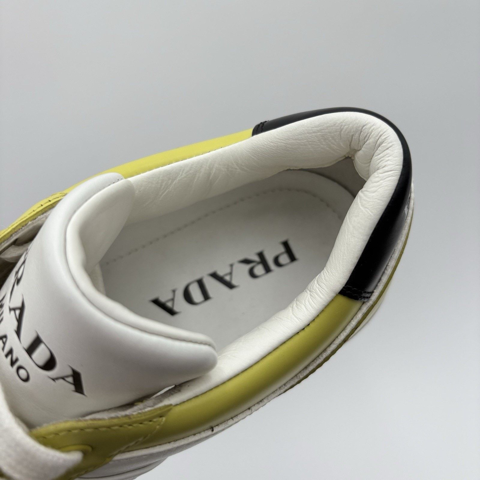 Prada Prada Downtown Low Leather ' Bianco Cedro ' | WORN ONCE! Size US 9 / EU 42 - 6 Thumbnail