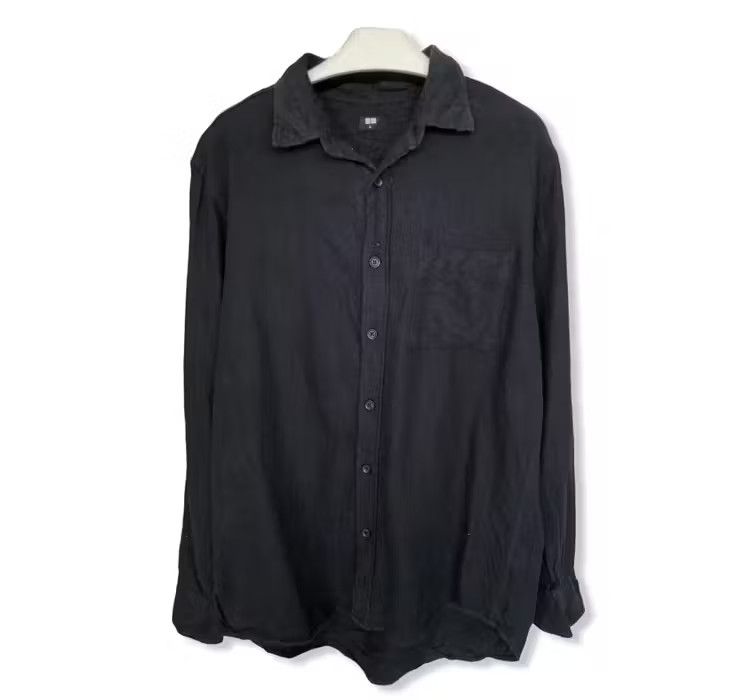 Japanese Brand Japanese Brand Uniqlo plain flannel shirt 👕 Size US L / EU 52-54 / 3 - 1 Thumbnail