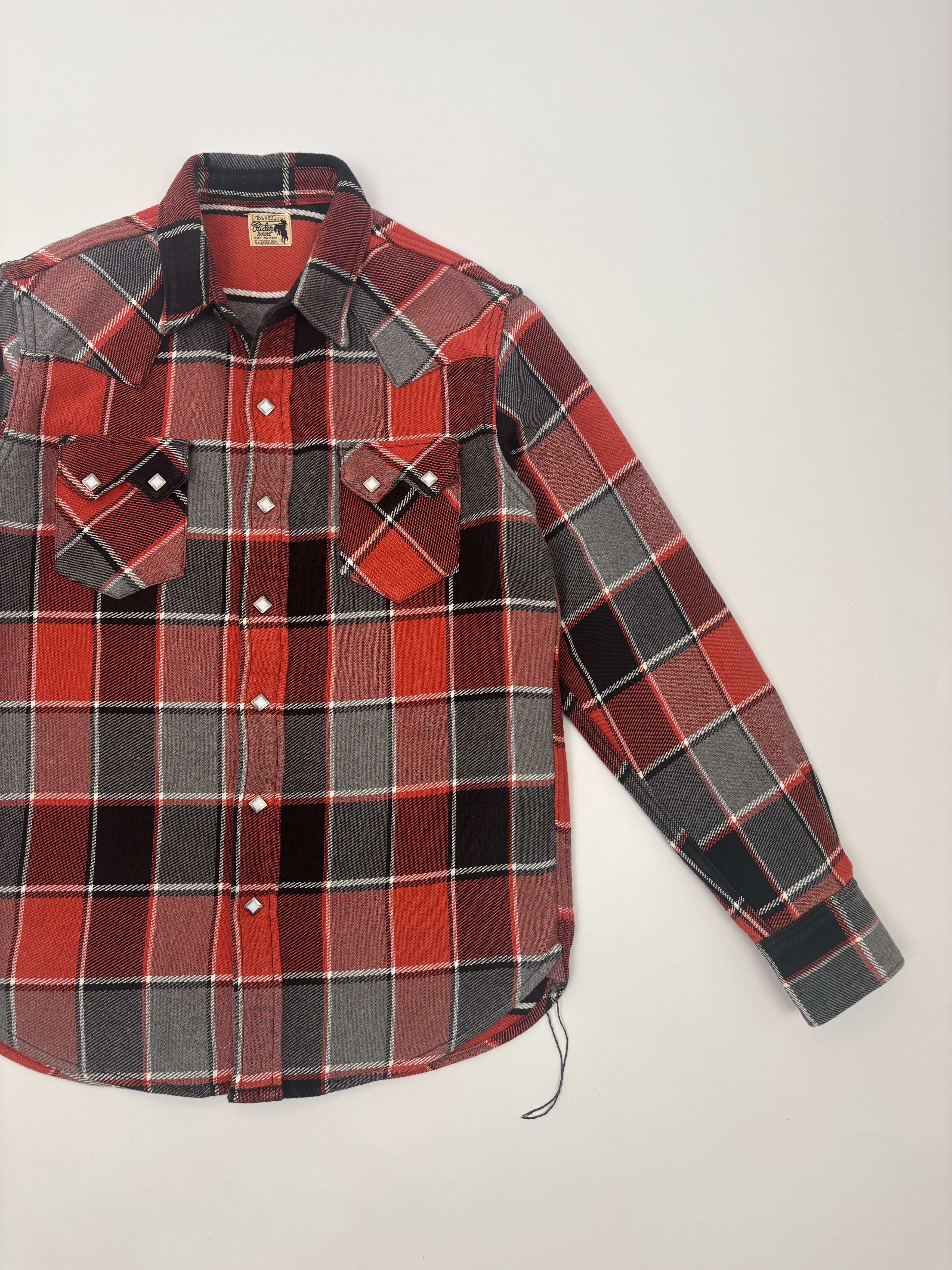 The Real McCoy's Joe McCoy Western Flannel Shirt Plaid Cotton Made in Japan Size US S / EU 44-46 / 1 - 2 Thumbnail