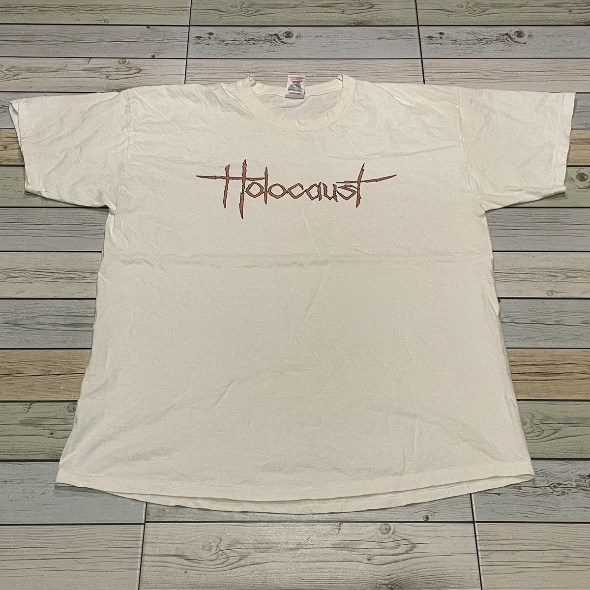 Band Tees Rare Vintage Holocaust Metal Band Tour T Shirt Size US XL / EU 56 / 4 - 1 Thumbnail