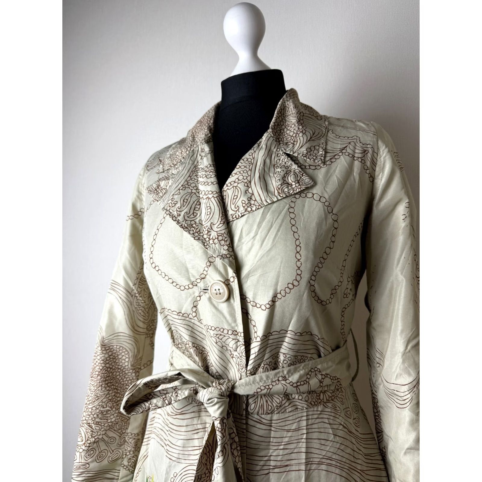 Desigual Desigual Coat Womens Trench 36 Multicoloured Overcoat Jacket Size 36 Womens Size XS / US 0-2 / IT 36-38 - 3 Thumbnail