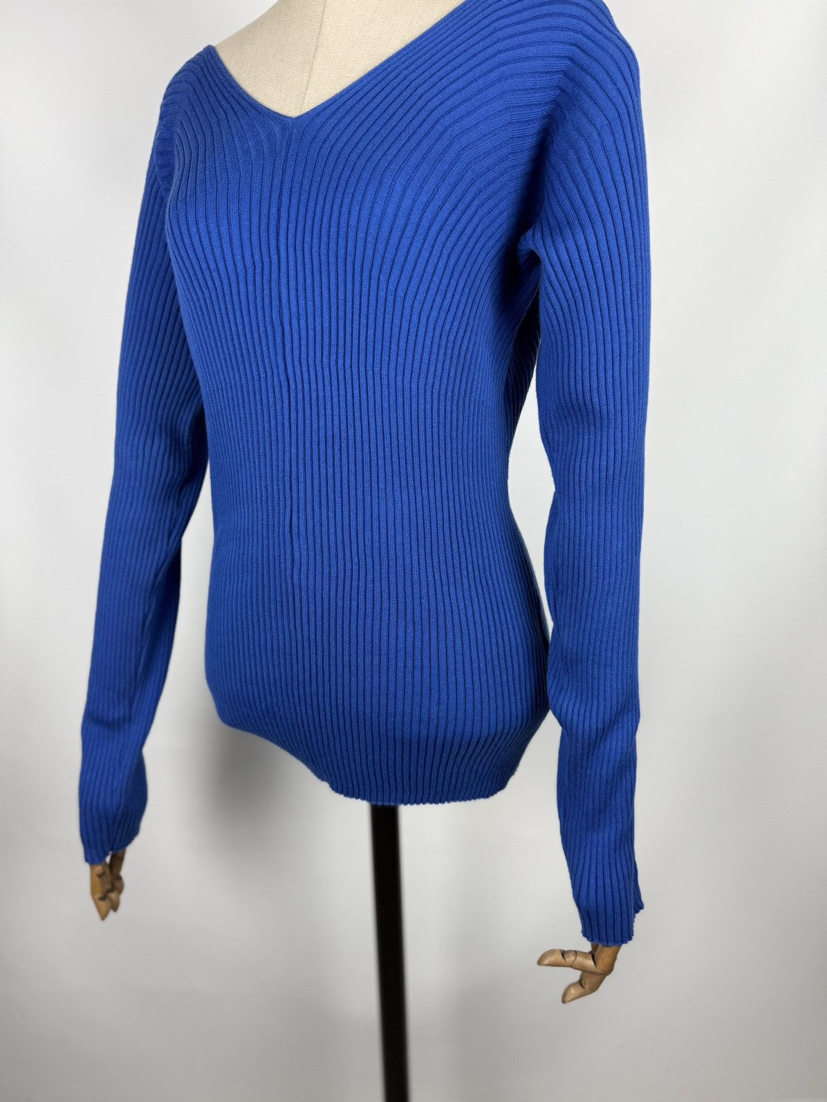 Haider Ackermann BNWT! Haider Ackermann Ribbed Knit V-neck Sweater Pullover Size S / US 4 / IT 40 - 7 Thumbnail