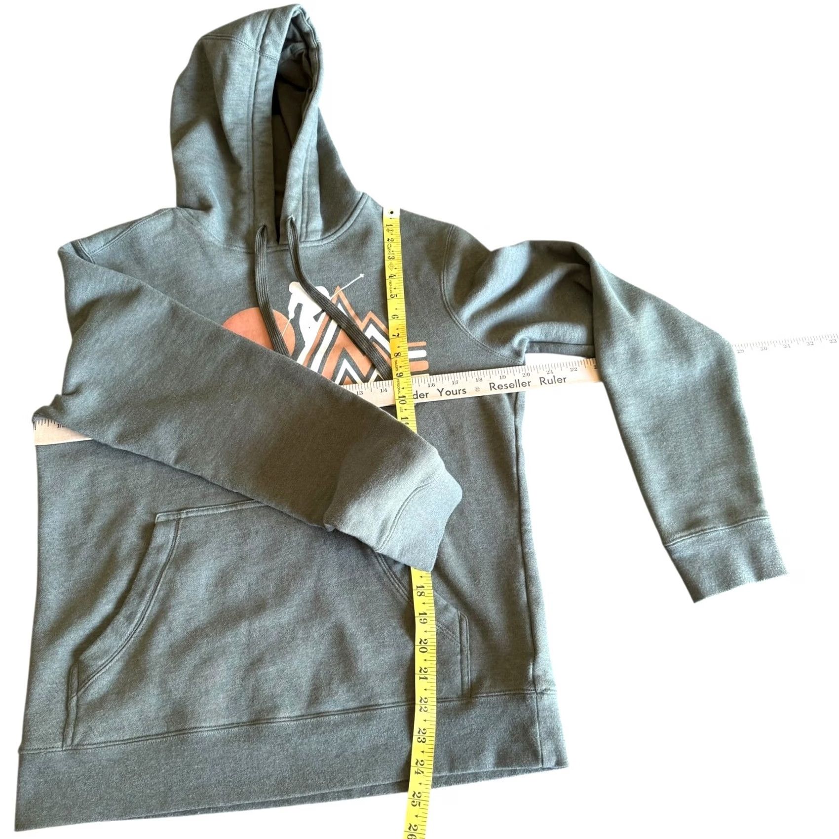 Marmot Marmot Hoodie Pullover Graphic Print Skiing Outdoor Green S Mens Small Retro All Seasons Drawstring Hooded Pockets Logo Size US S / EU 44-46 / 1 - 4 Thumbnail