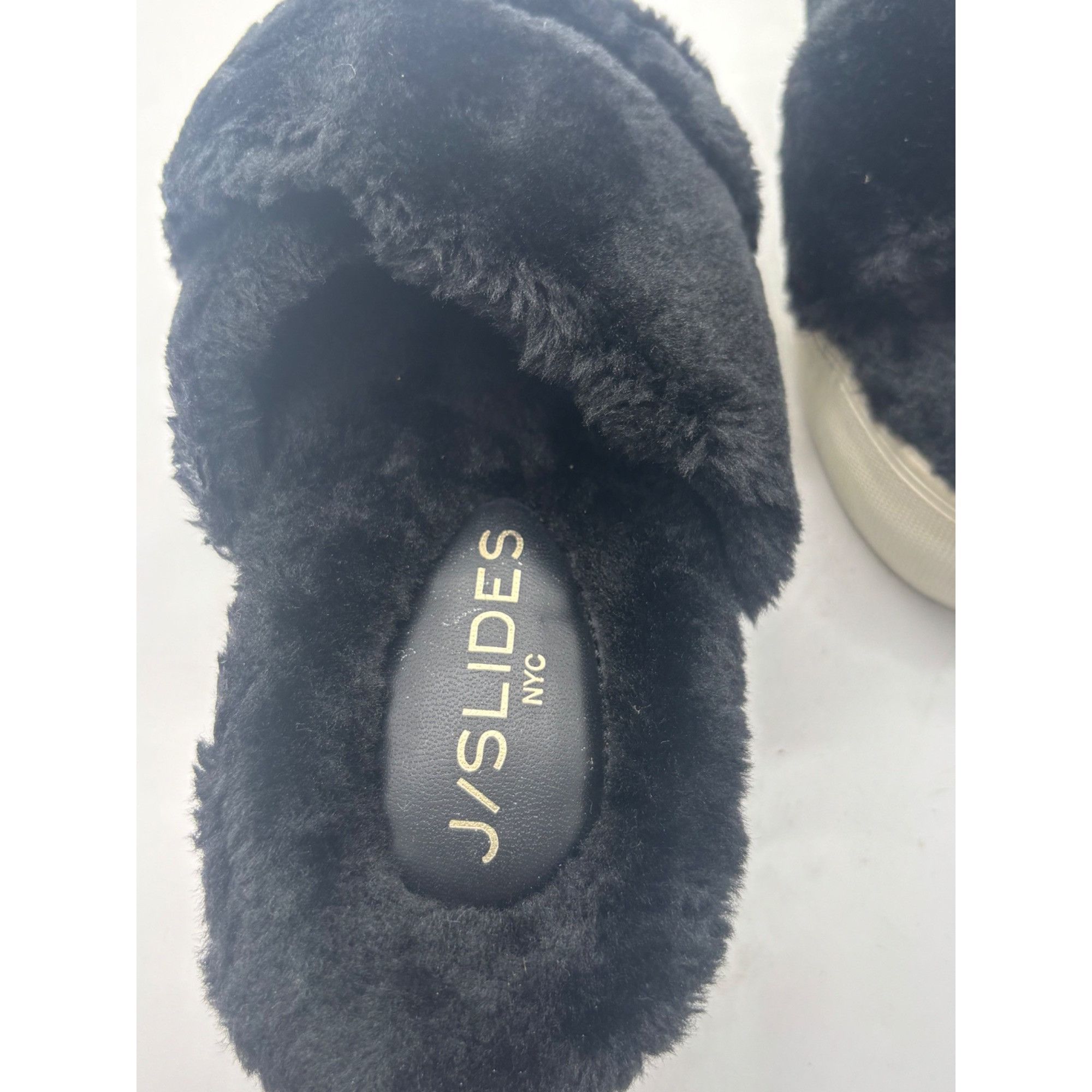 Other J/Slides NYC Faux Fur Slide Sandal, Black, Size 6 Size US 6 / IT 36 - 11 Thumbnail