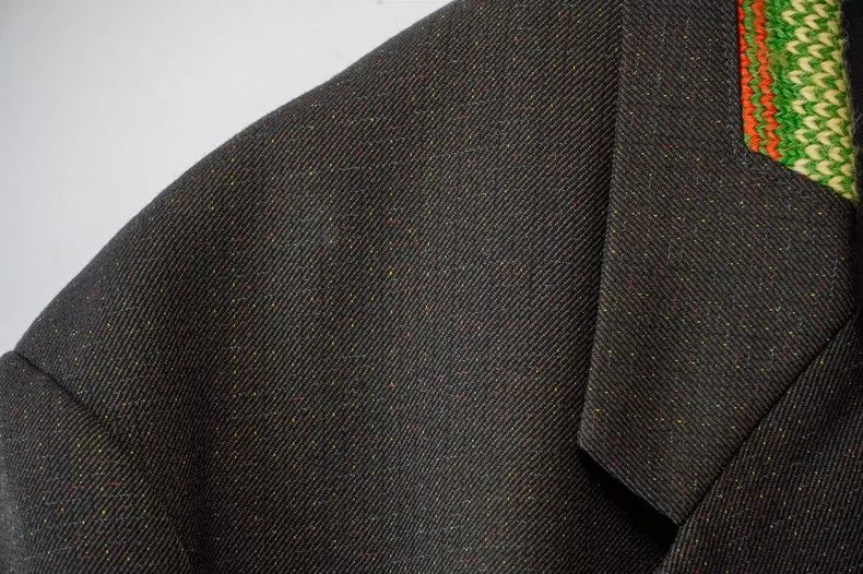 Yohji Yamamoto Yohji Yamamoto 95AW Woven Collar Jacket 2503-Nextarrow Size US M / EU 48-50 / 2 - 5 Thumbnail