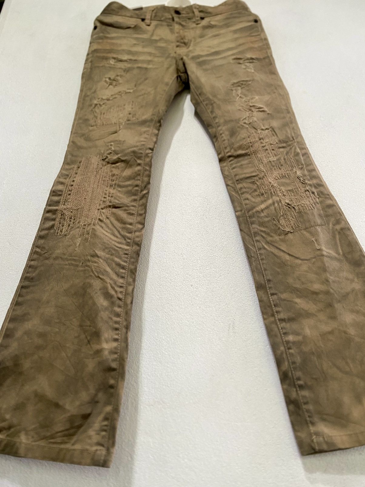 Japanese Brand Japanes Barand Fuga Distress Denim Jeans Size US 30 / EU 46 - 3 Thumbnail