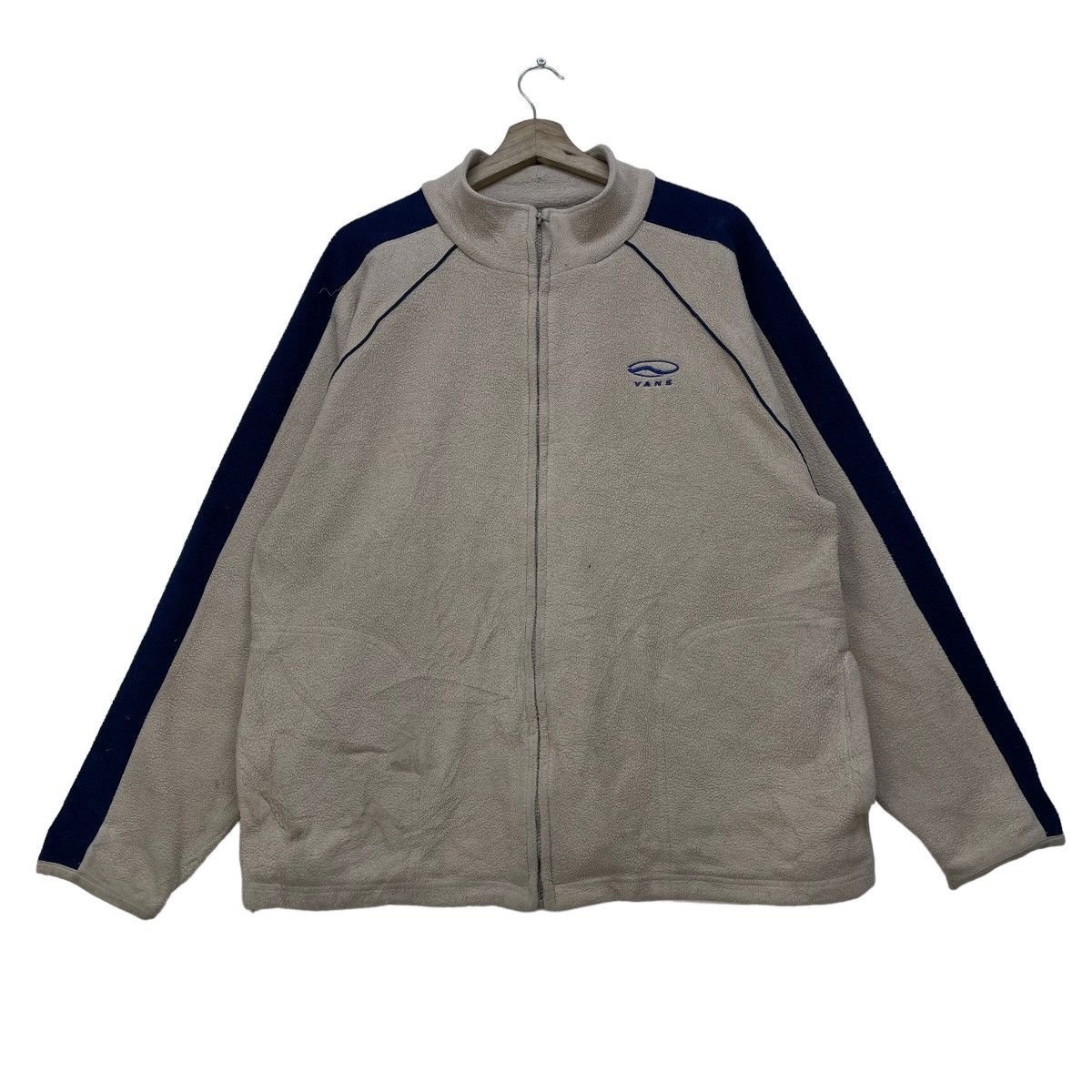 Vans × Vintage Vans Fleece Streetwear Pull Over Jacket Size US L / EU 52-54 / 3 - 1 Thumbnail