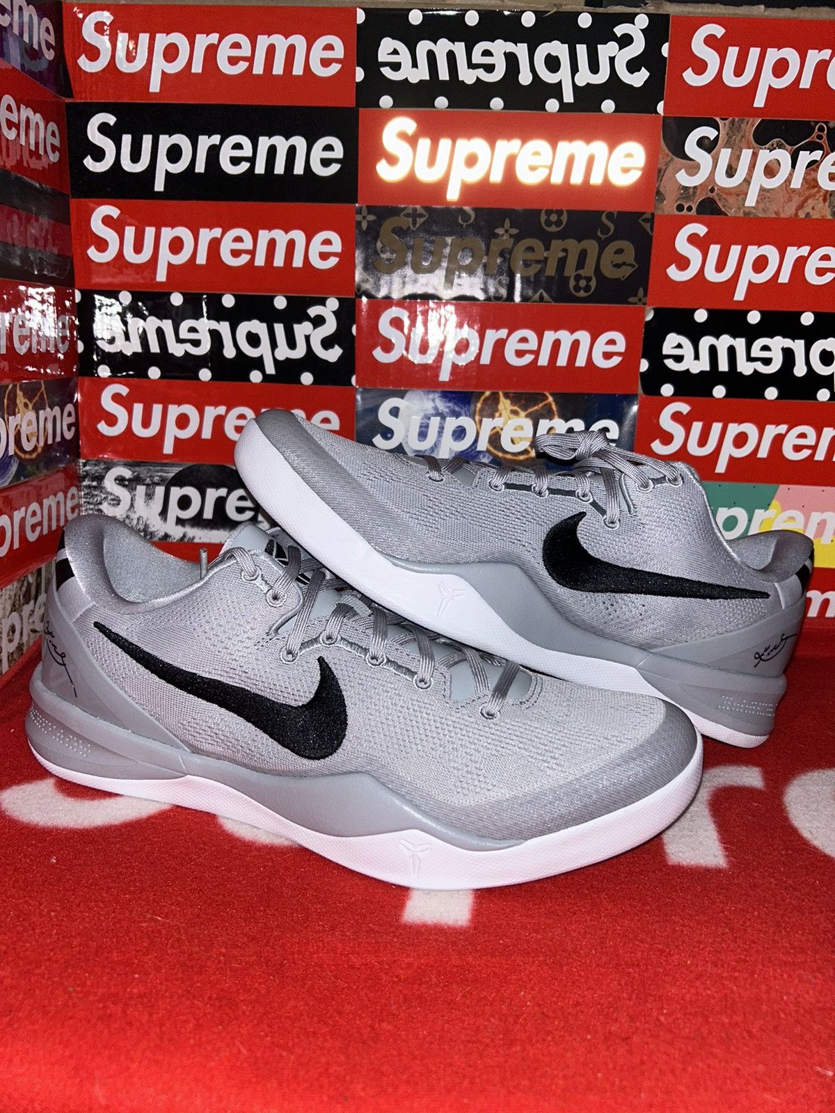 Nike Nike Kobe 8 Protro TB Wolf Grey Black HM6469-001 size 13 NEW Size US 13 / EU 46 - 1 Thumbnail
