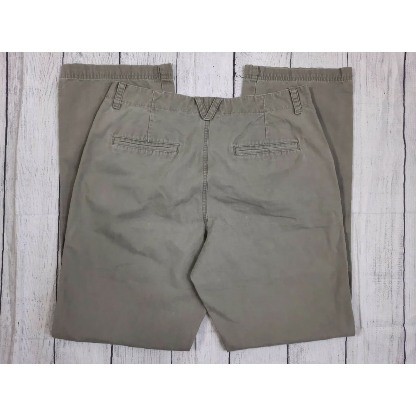 Vintage Columbia Pants Women 10P Relaxed Chino Canvas Hiking Cargo Beige Khaki 30 x 31 Mens Womens Boys Girls Size 32" / US 10 / IT 46 - 2 Thumbnail