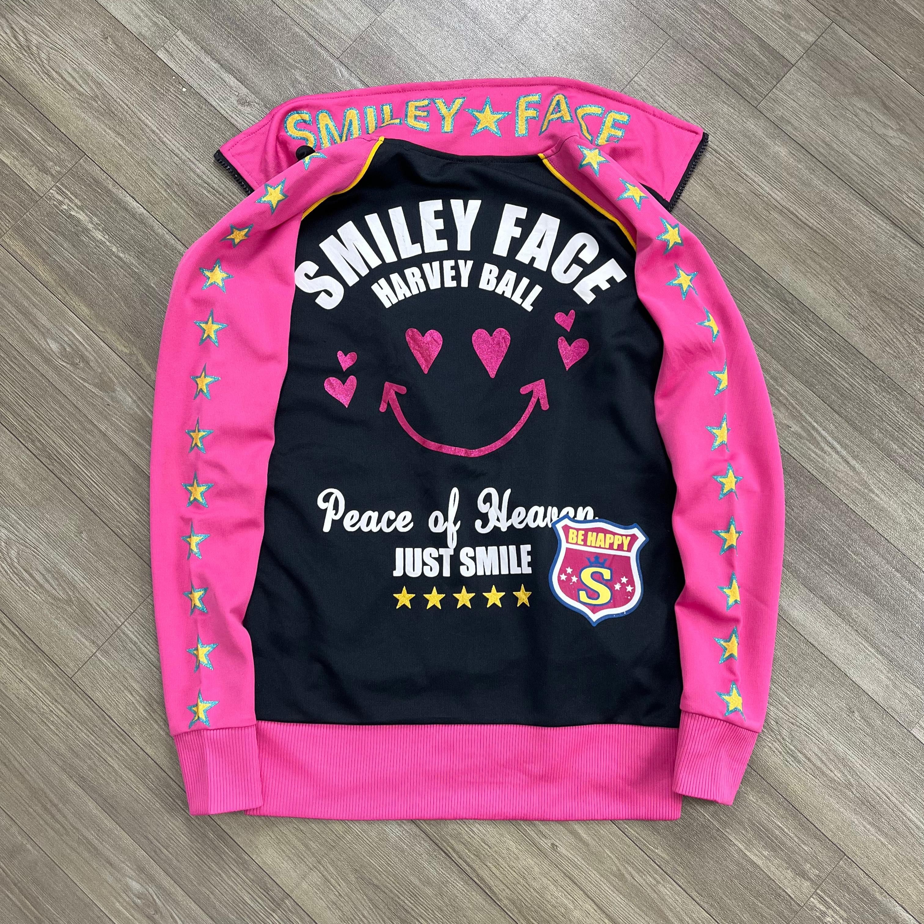 Angel Blue 2000s Hysteric Glamour Style Smile Face Star Track Jacket Size US S / EU 44-46 / 1 - 13 Thumbnail