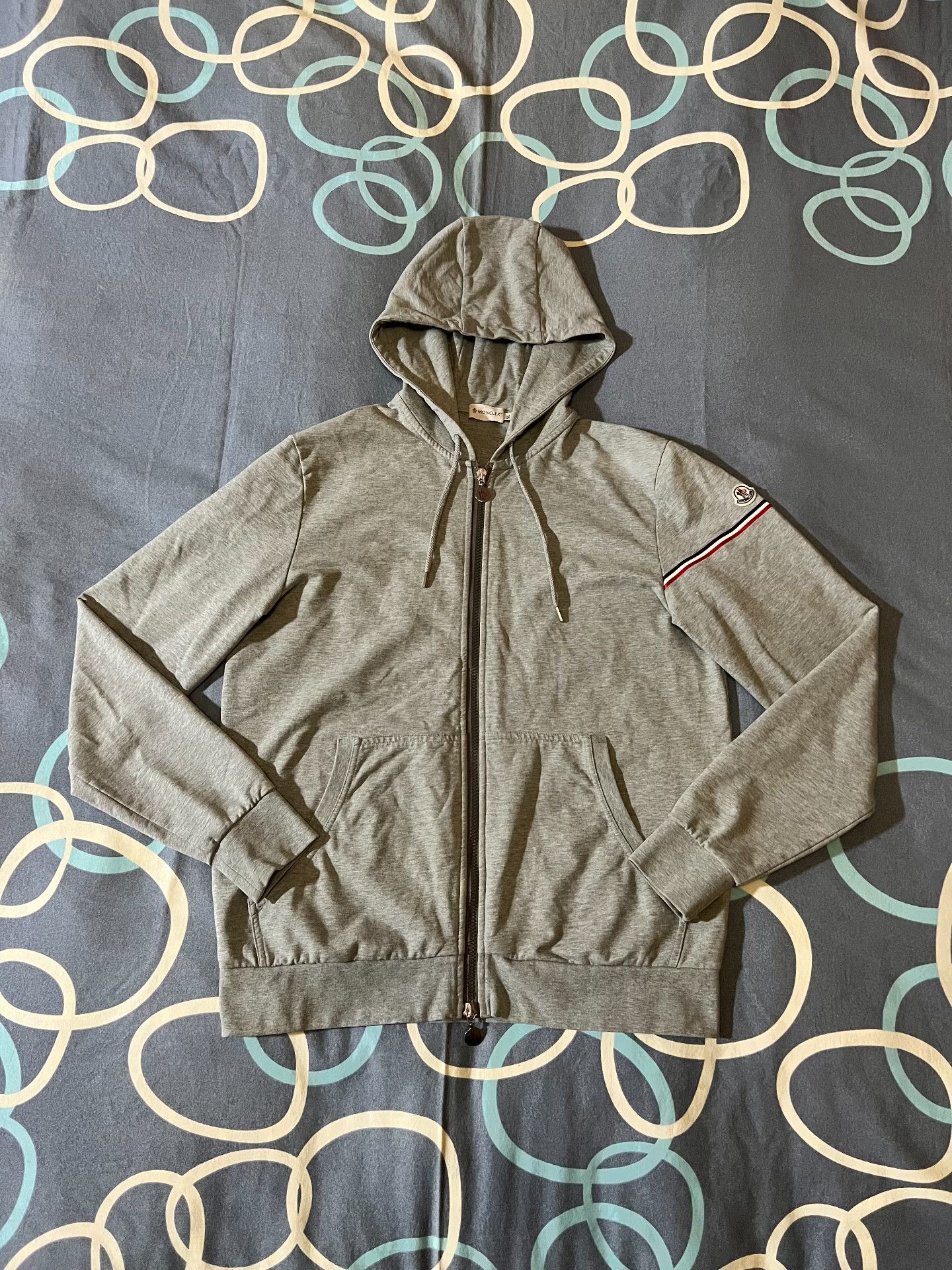 Moncler Moncler Classic Zip Hoodie Stripes Size US XL / EU 56 / 4 - 1 Thumbnail