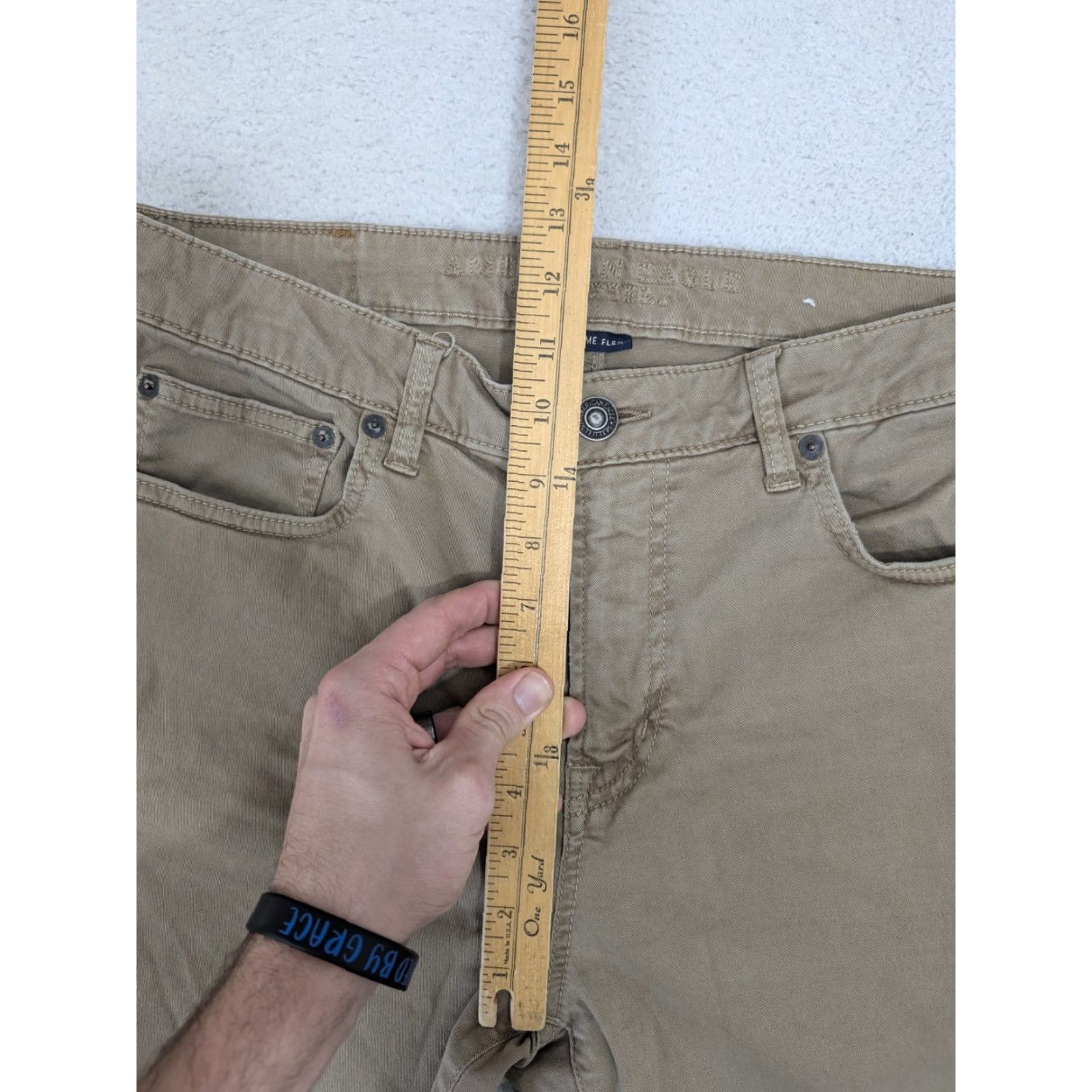 American Eagle Outfitters American Eagle Outfitters Jeans Men's 32x34 Brown Extreme Flex Skinny Stretch Slim 5-Pocket Denim Wide 90s Logo Mens Size US 32 / EU 48 - 3 Thumbnail