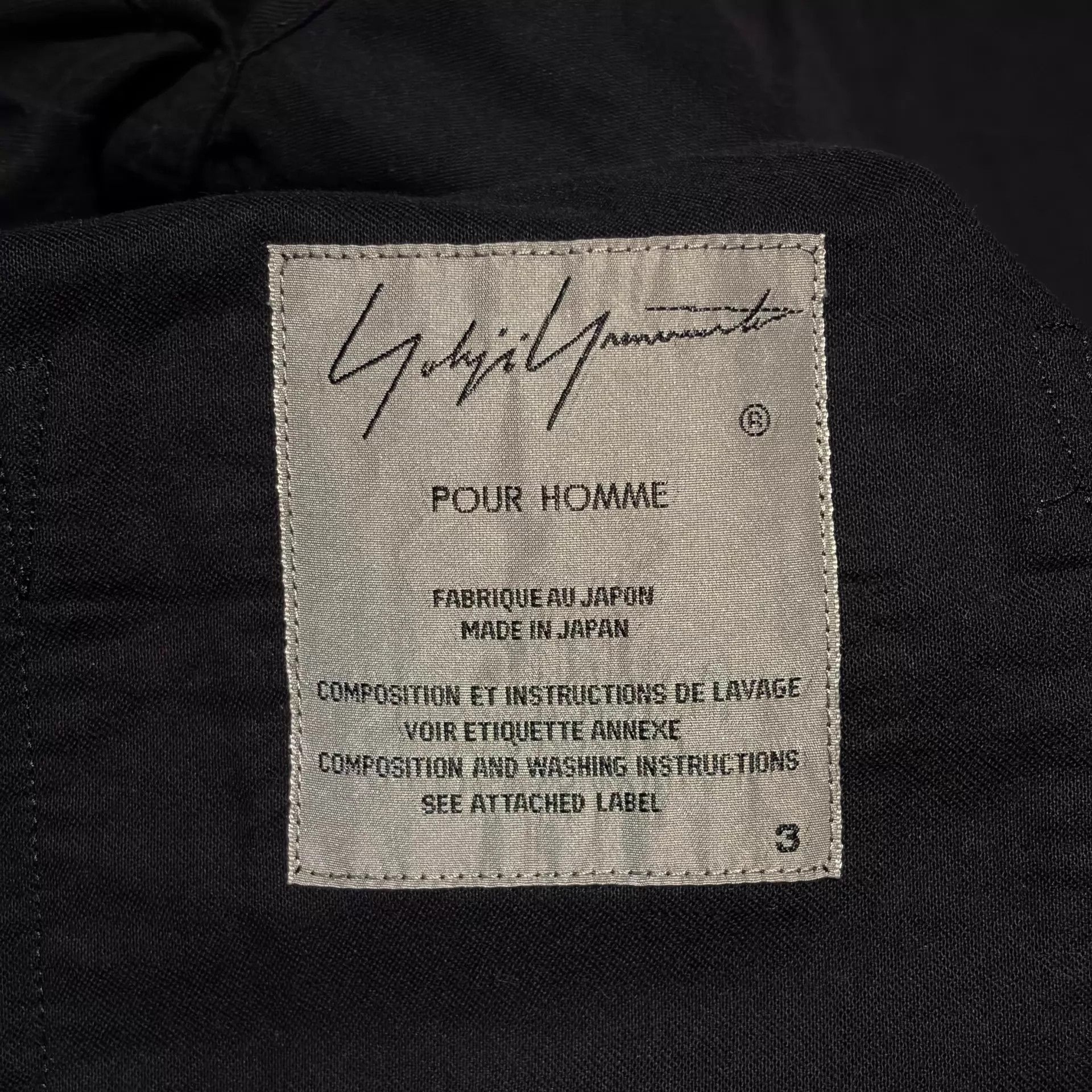 Yohji Yamamoto Yohji Yamamoto 17SS PH Back Sig Print Staff Shirt Size US L / EU 52-54 / 3 - 6 Thumbnail