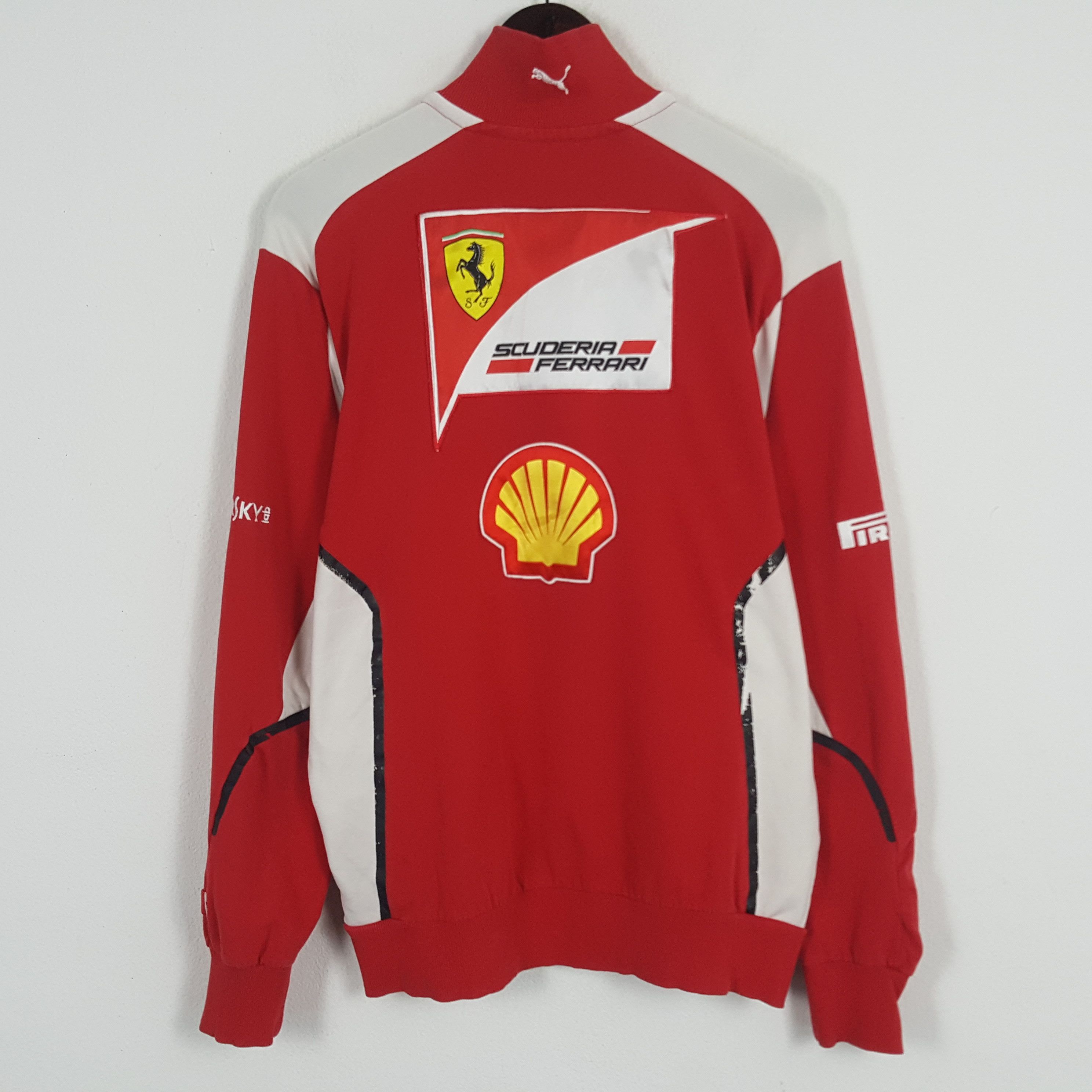 Ferrari × Puma × Vintage Vintage Puma x Shell Santander Half Zipper Jacket Size US M / EU 48-50 / 2 - 3 Thumbnail
