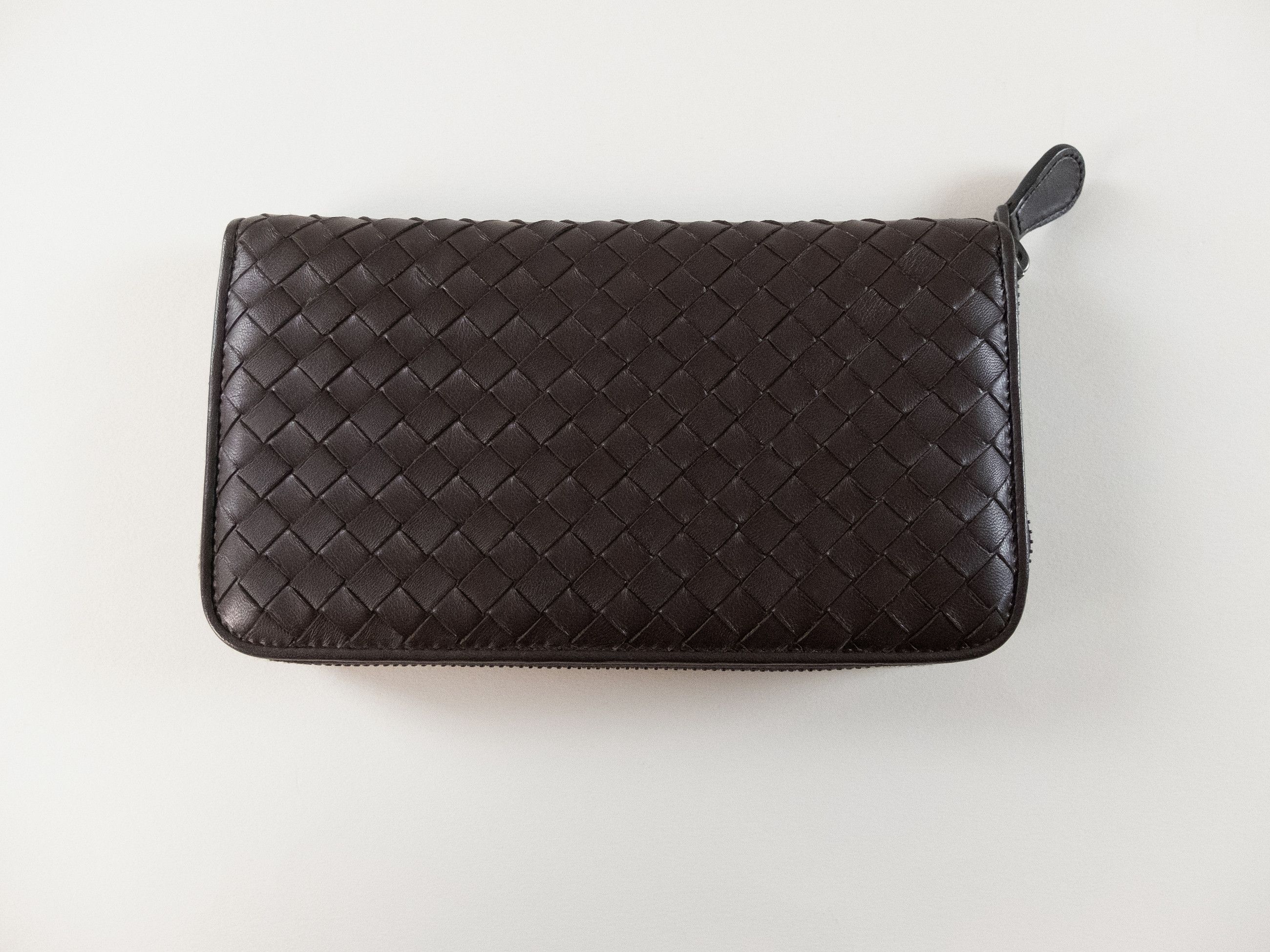 Bottega Veneta BOTTEGA VENETA dark brown intrecciato continental zip wallet Size ONE SIZE - 3 Thumbnail