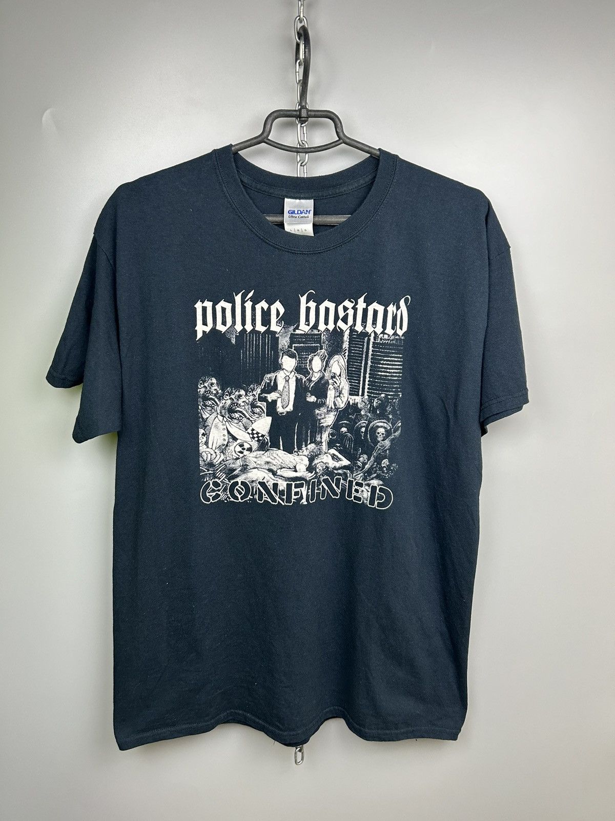 Band Tees × Vintage Vintage Band Doom Police Bastard T Shirt Confined Size US L / EU 52-54 / 3 - 2 Thumbnail
