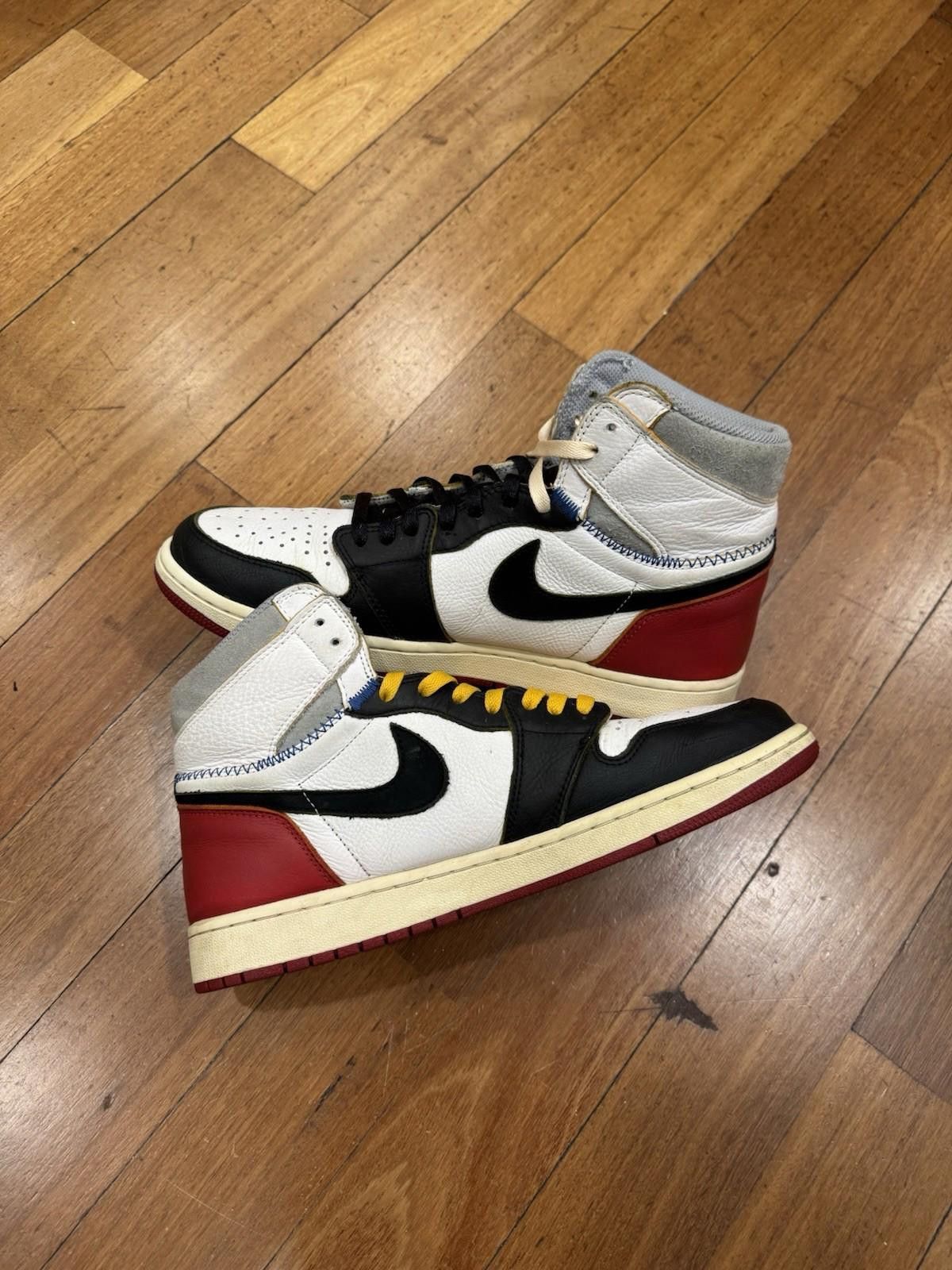 Jordan Brand Jordan 1 Union LA Black Toe Size 12 Size US 12 / EU 45 - 3 Thumbnail